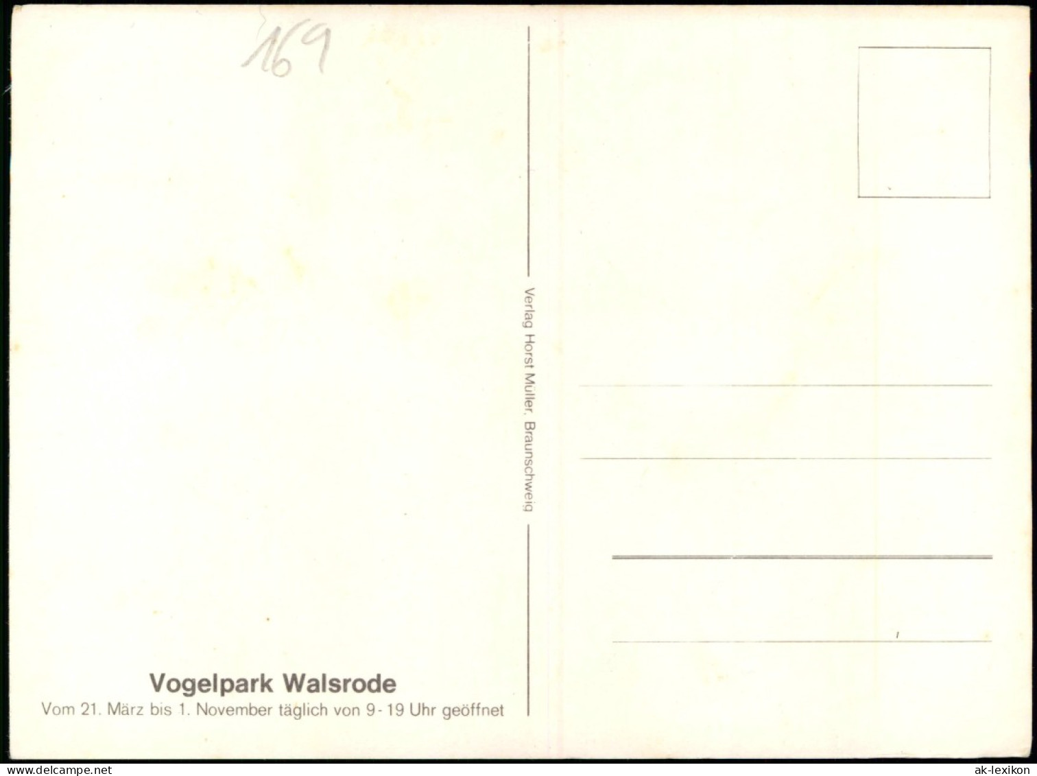 Ansichtskarte Walsrode Vogelpark Mehrbild 1989 - Walsrode