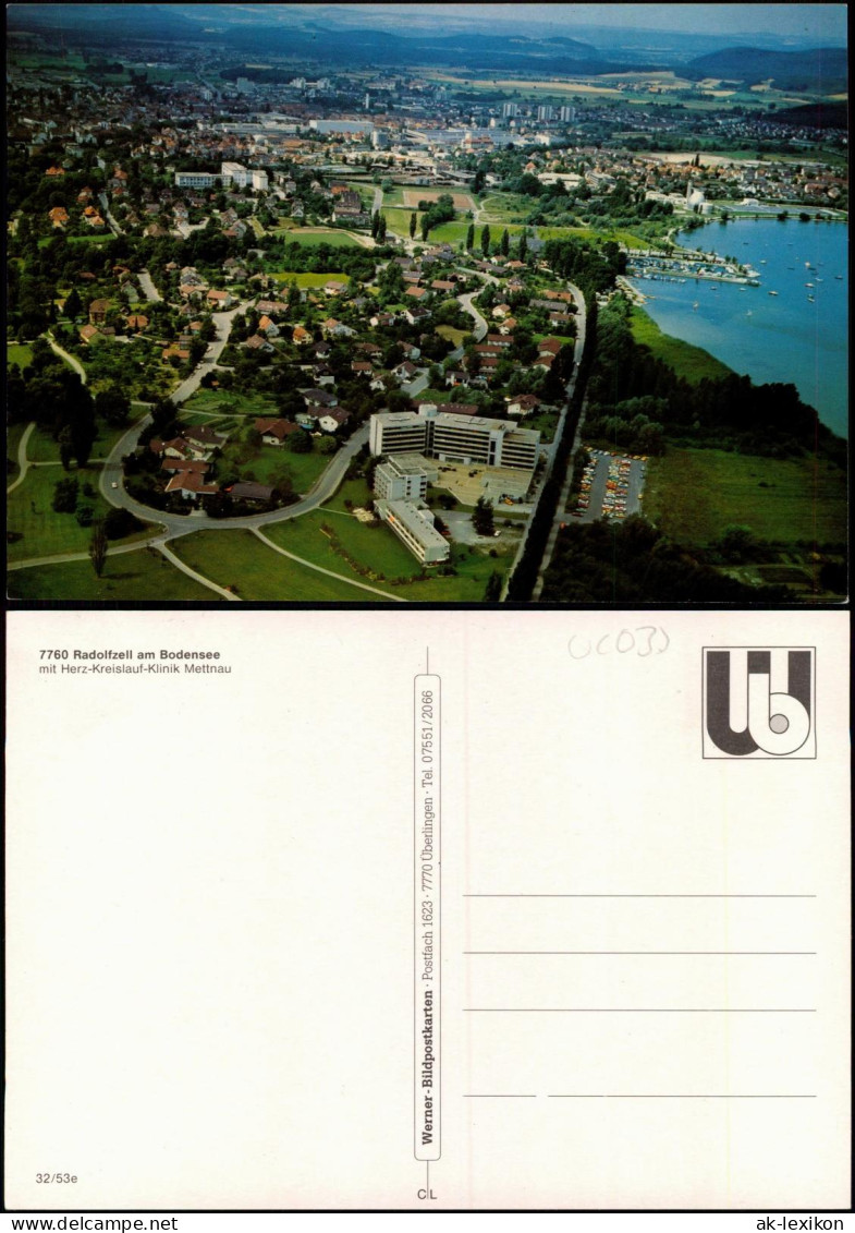 Ansichtskarte Radolfzell Am Bodensee Luftbild 1979 - Radolfzell