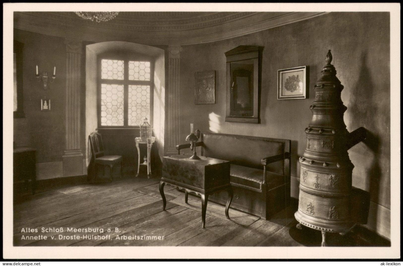 Meersburg Annette V. Droste-Hülshoff, Arbeitszimmer Altes Schloß 1932 - Meersburg