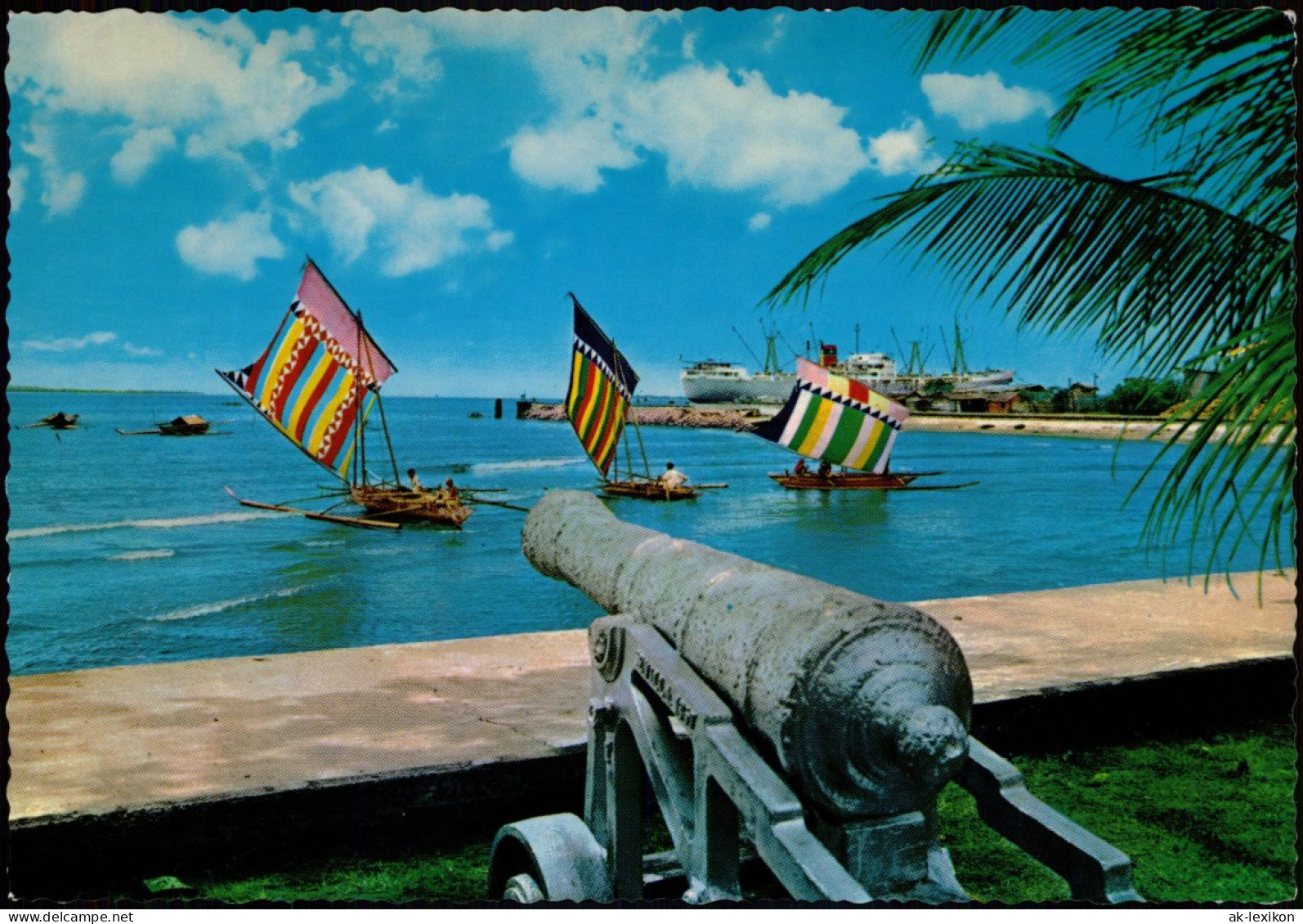 Postcard Philippines Moro Vintas ZAMBOANGA, PHILIPPINES 1970 - Philippines