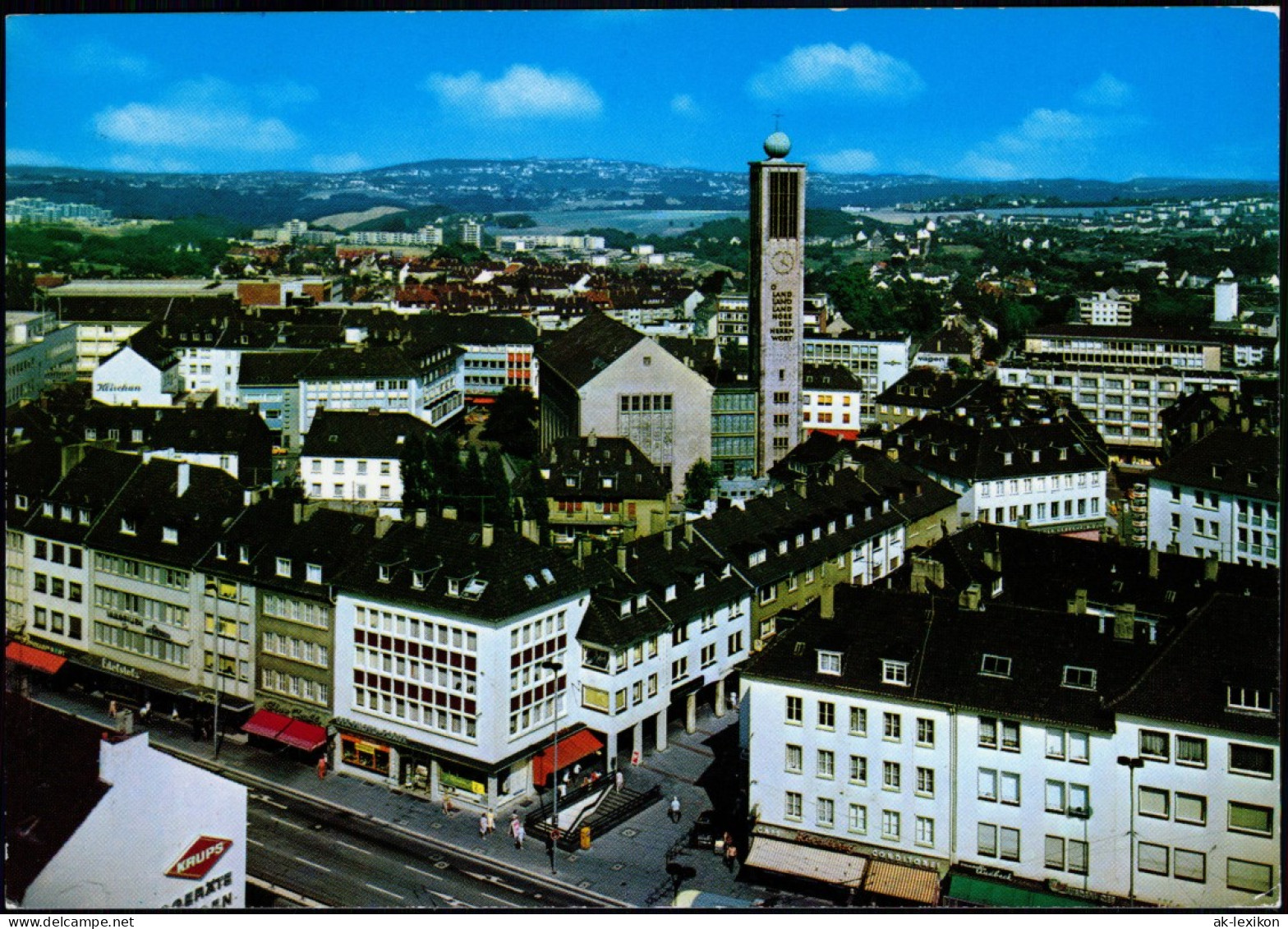 Ansichtskarte Solingen Blick über Die Stadt 1988 - Solingen