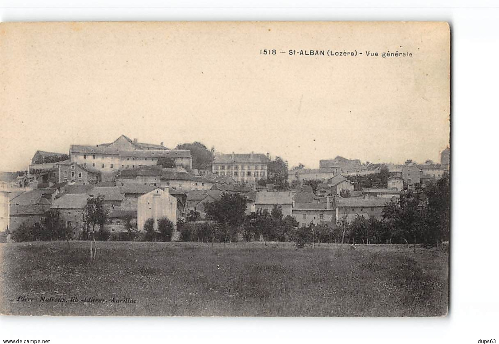 SAINT ALBAN - Vue Générale - Très Bon état - Saint Alban Sur Limagnole