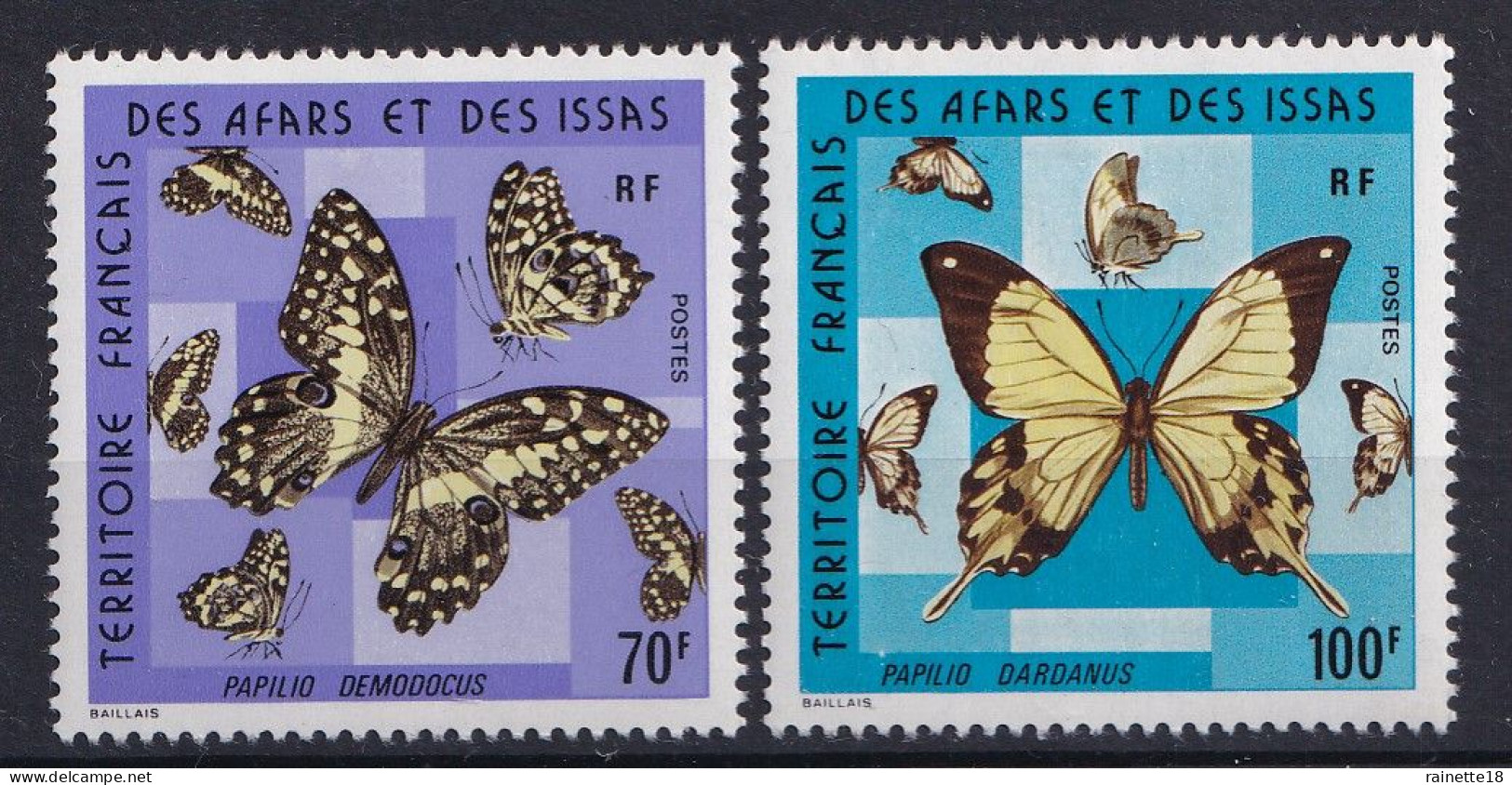 Afars Et Issas         406/407 **  Papillons - Neufs