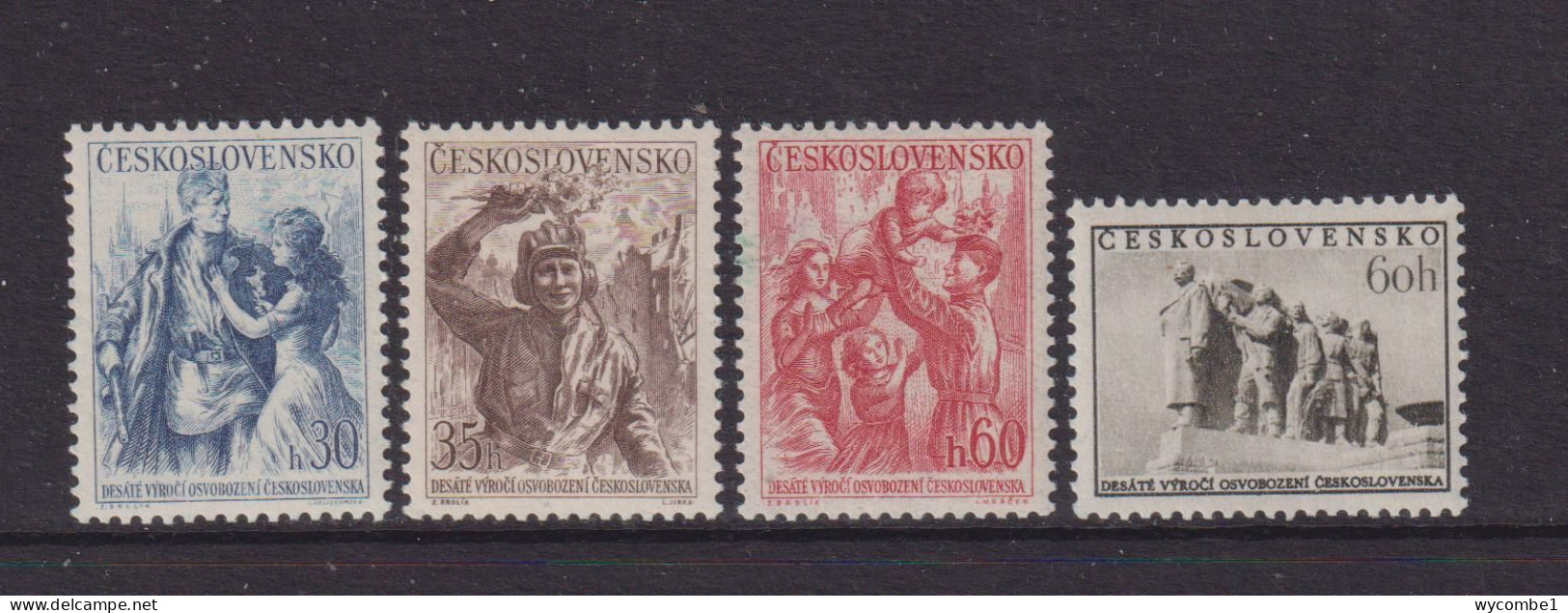 CZECHOSLOVAKIA  - 1955  Liberation  Set  Never Hinged Mint - Ongebruikt