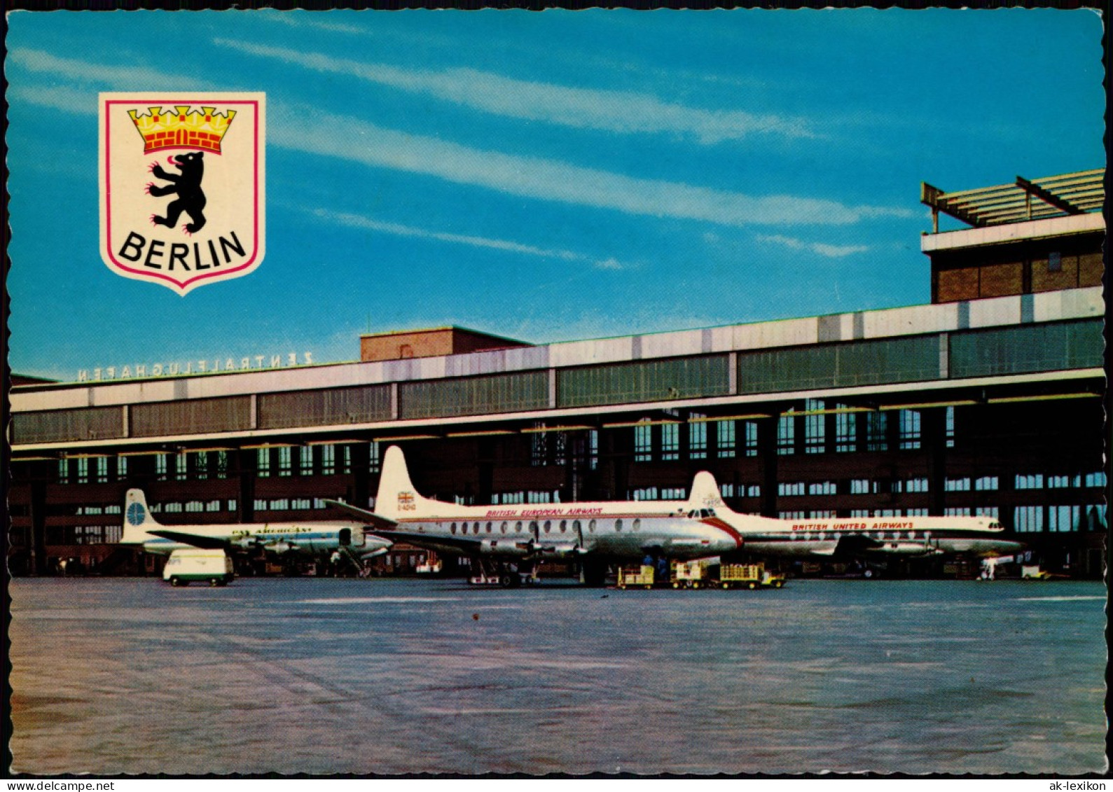 Ansichtskarte Tempelhof-Berlin Flughafen Tempelhof - Flugzeug 1966 - Tempelhof