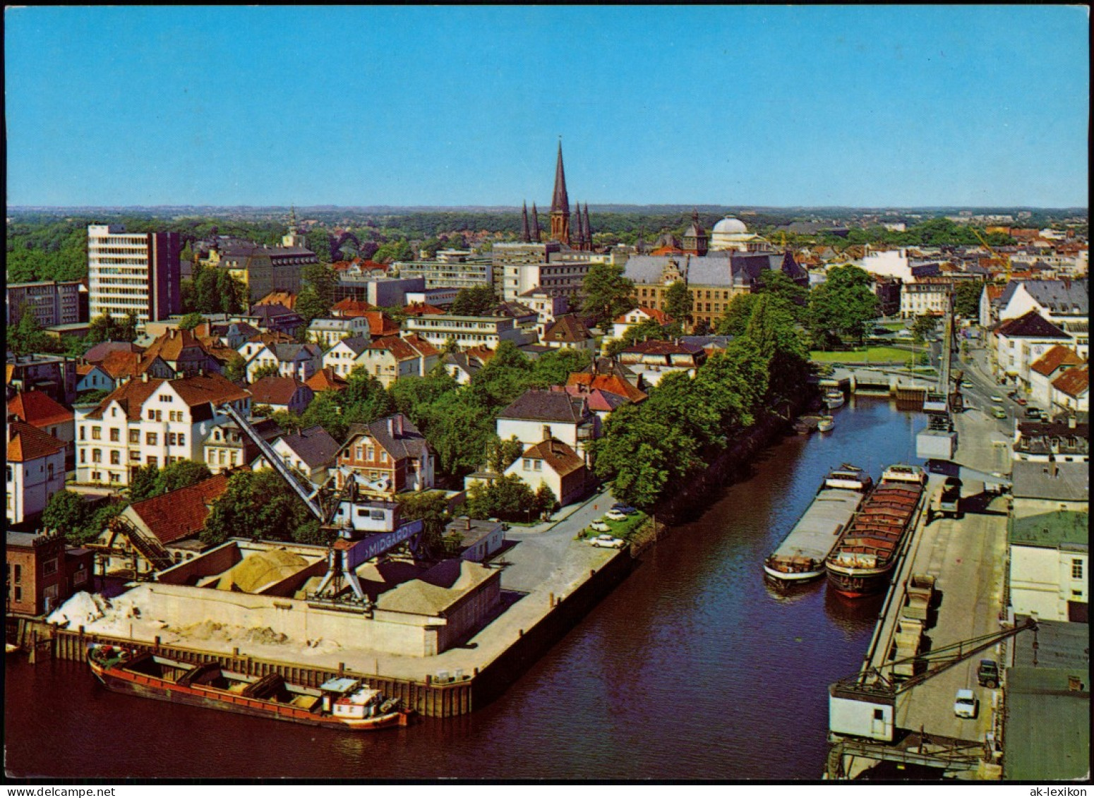 Ansichtskarte Oldenburg Panorama-Ansicht Gesamtansicht 1969 - Oldenburg