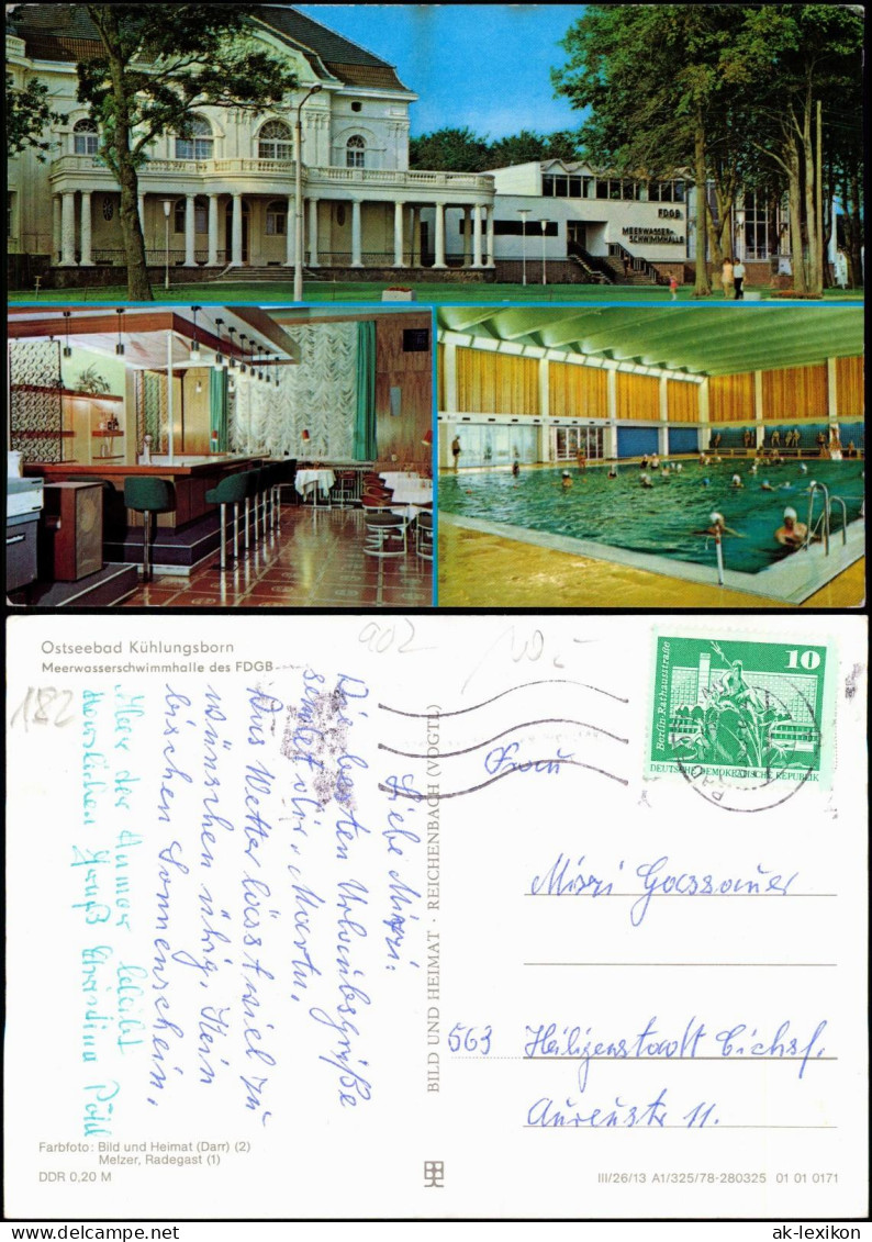 Kühlungsborn Meerwasserschwimmhalle Des FDGB B Rostock 1978 - Kuehlungsborn