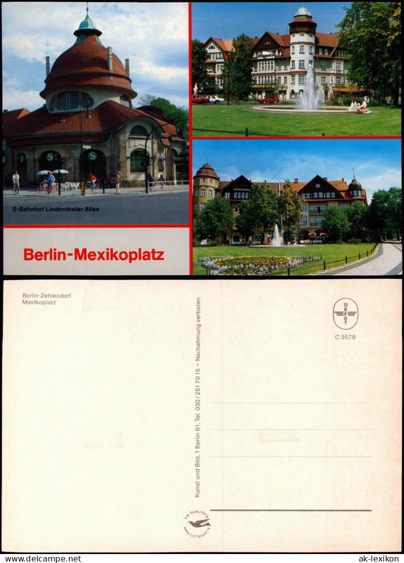 Ansichtskarte Zehlendorf-Berlin Mexikoplatz 3 Bild 1979 - Zehlendorf