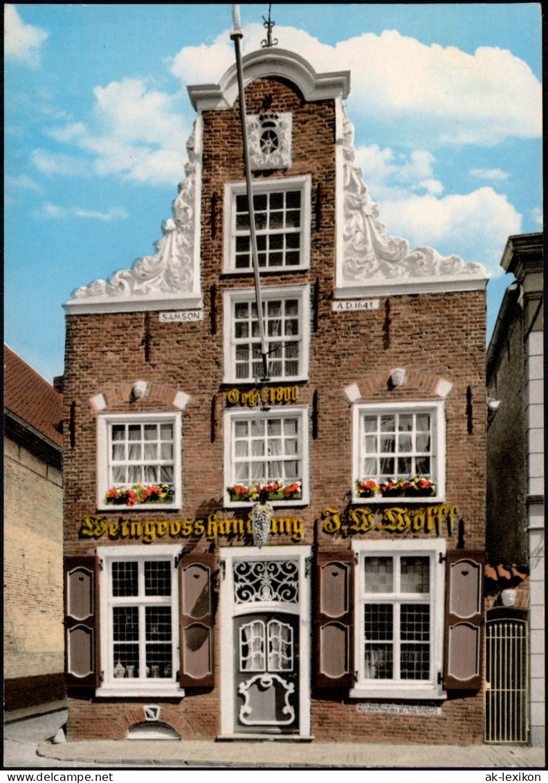 Ansichtskarte Leer (Ostfriesland) Haus Samson - Erbaut 1643 1975 - Leer