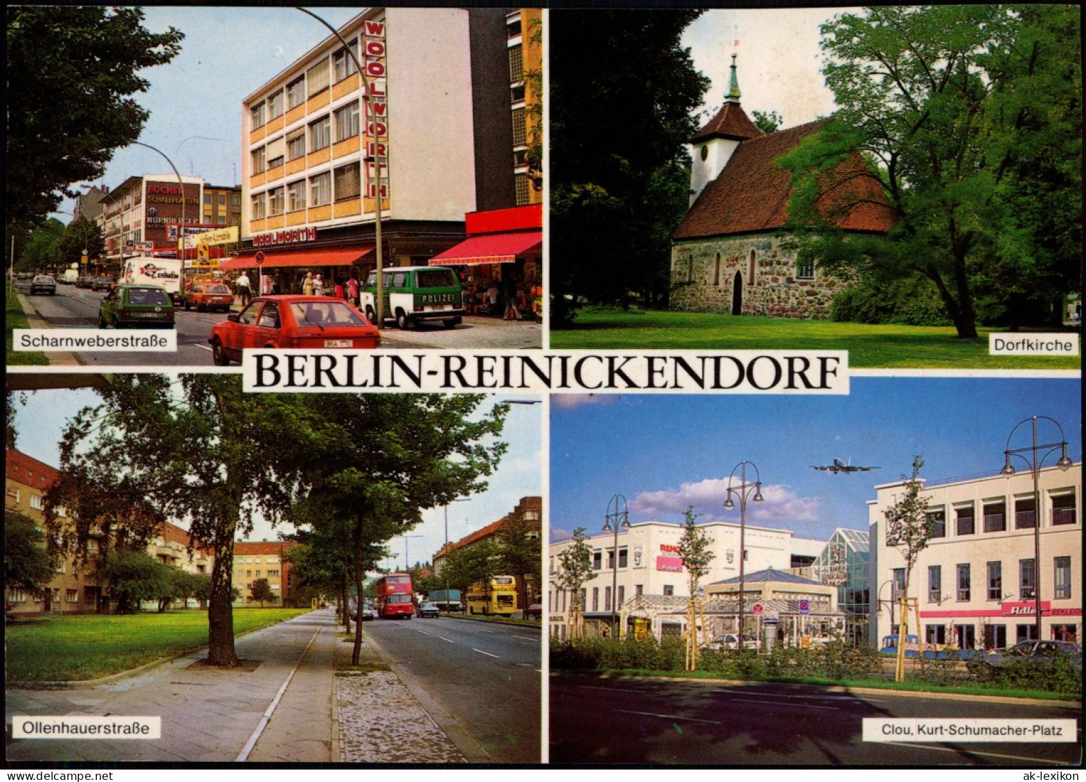 Reinickendorf-Berlin Scharnweberstraße Olienhauerstraße  Schumacher-Platz 1978 - Reinickendorf