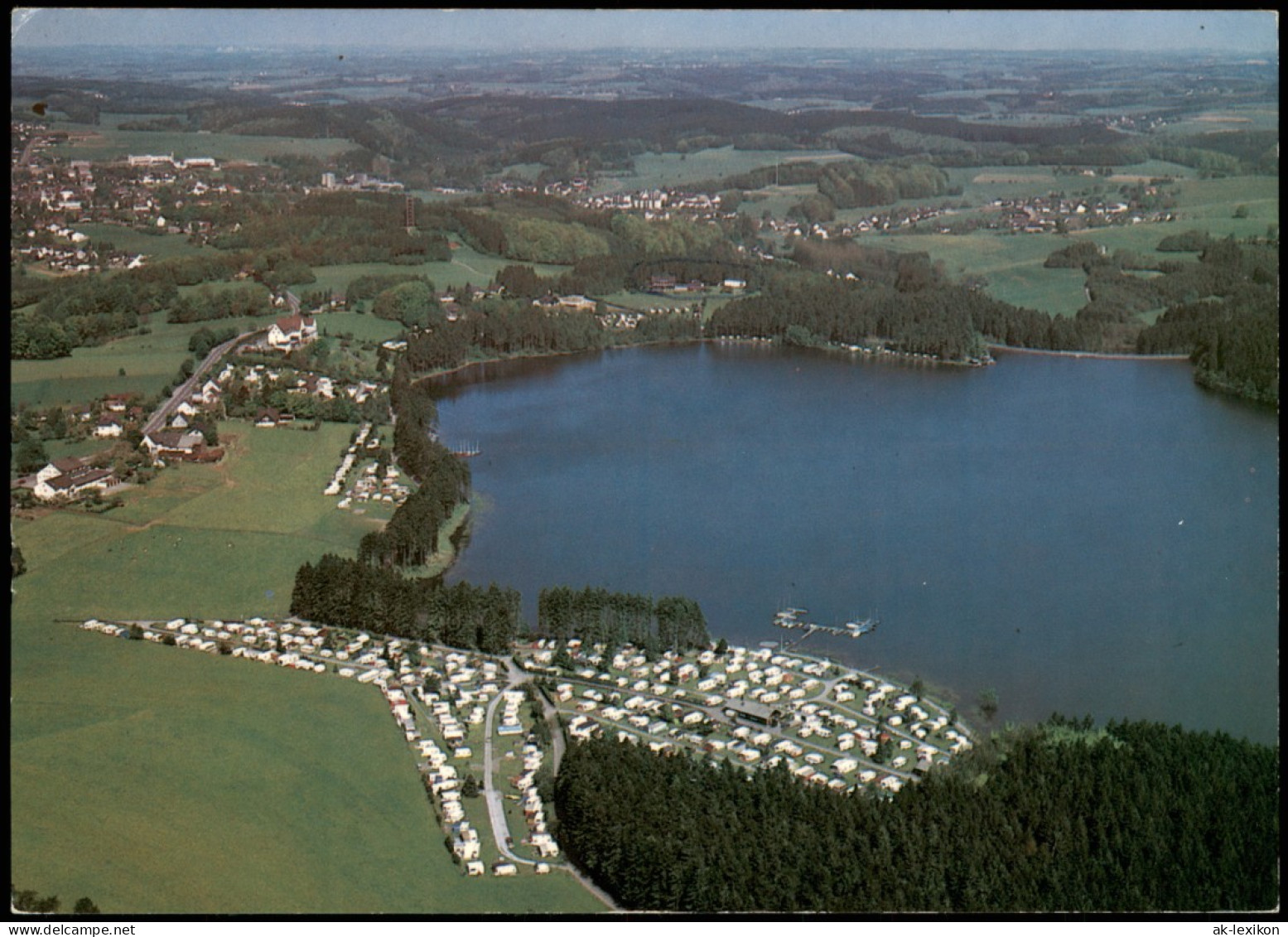 Ansichtskarte Marienheide Luftbild 1985 - Marienheide