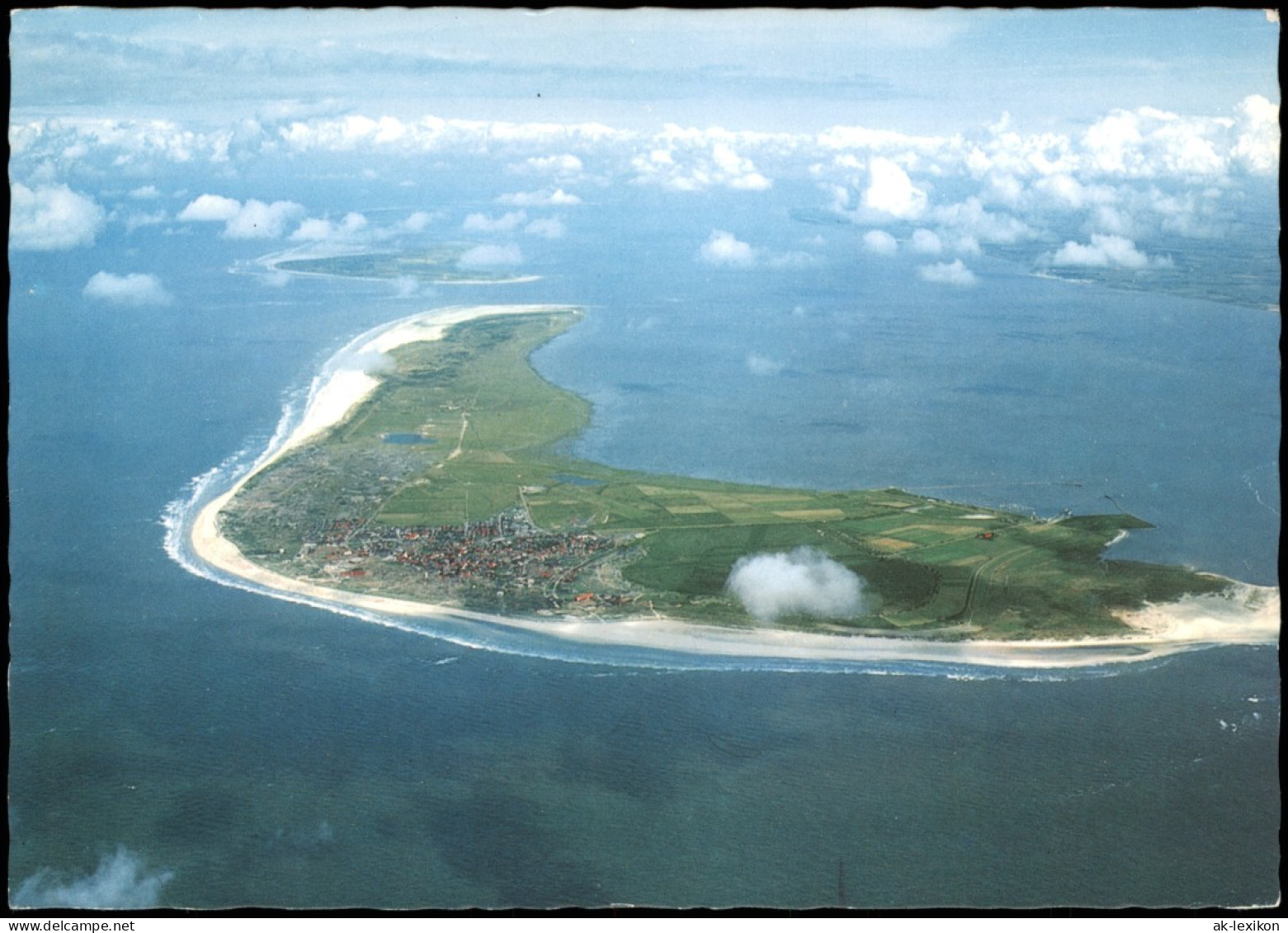 Ansichtskarte Langeoog Luftbild Aus Großer Höhe 1980 - Langeoog