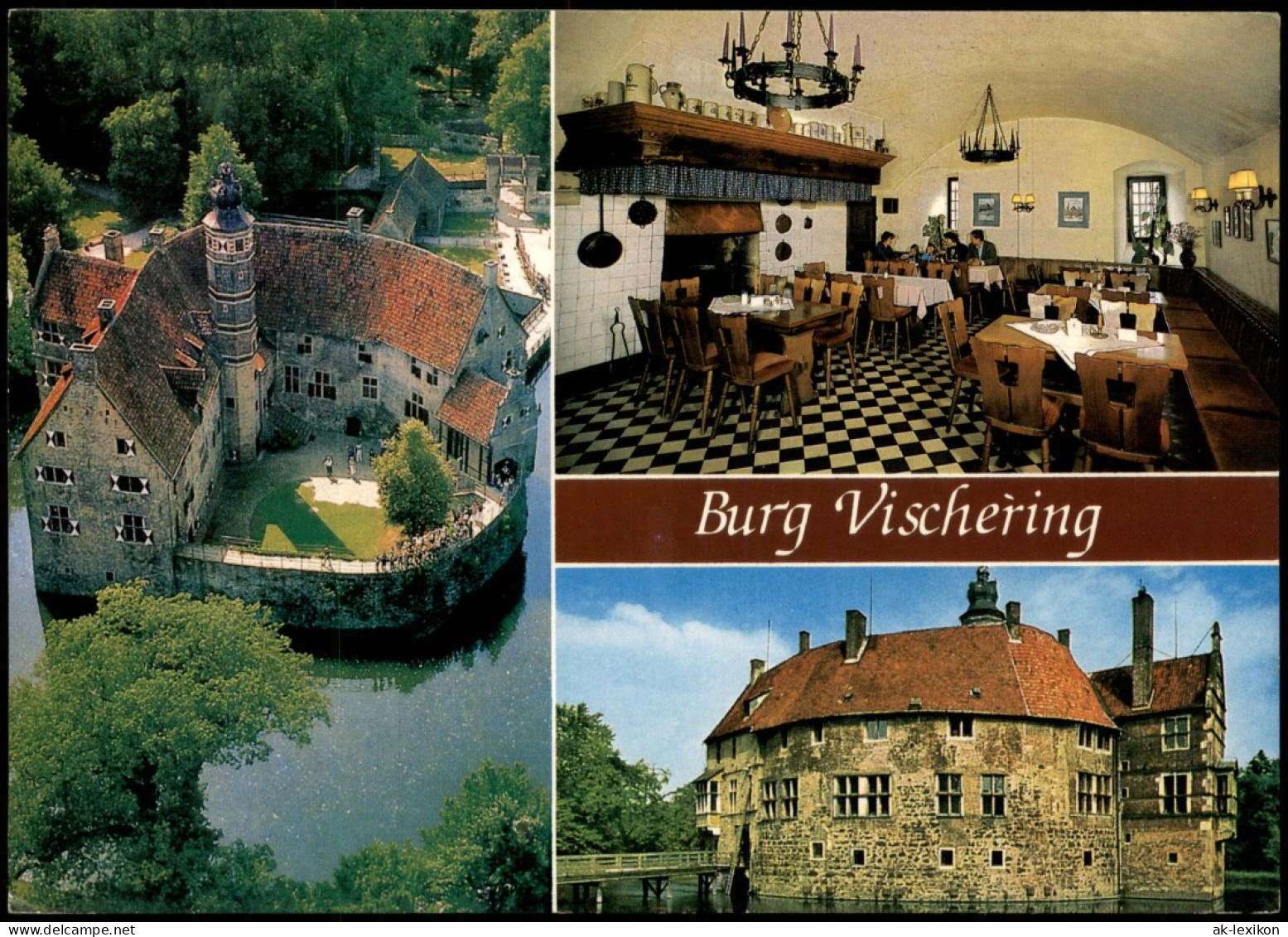 Ansichtskarte Lüdinghausen Mehrbildkarte Mit Burg Vischering 1980 - Luedinghausen