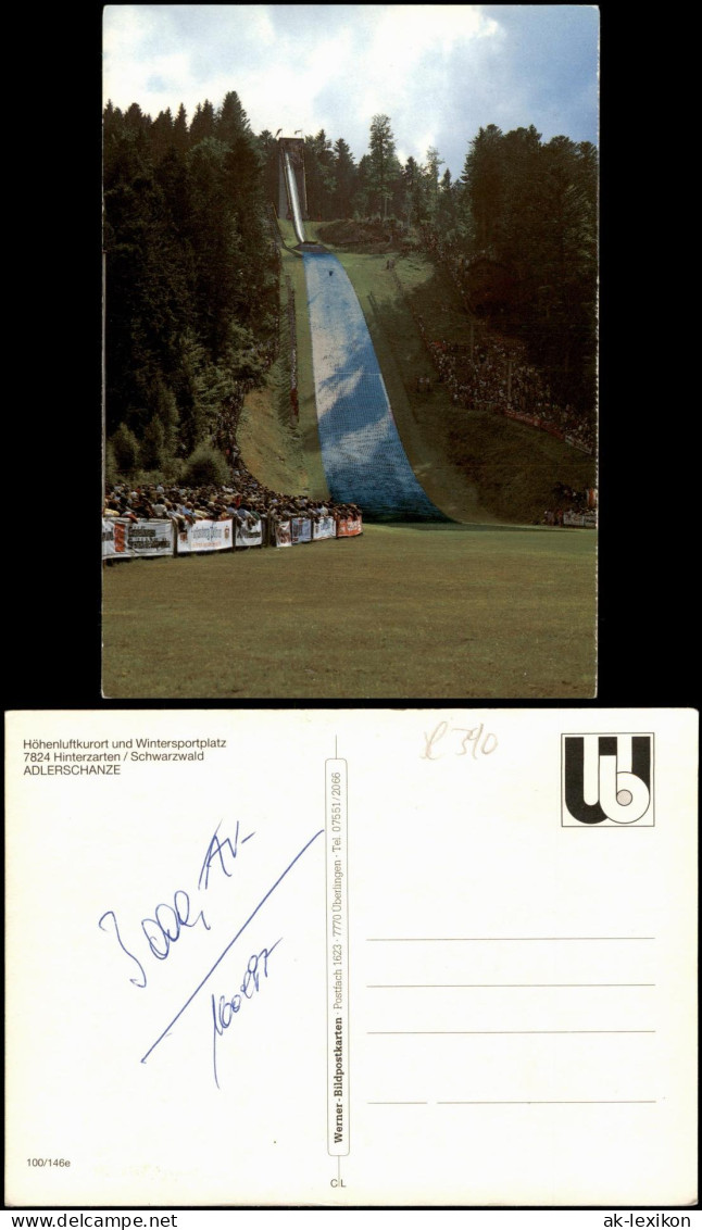 Ansichtskarte Hinterzarten Skisprungschanze Adlerschanze 1975 - Hinterzarten