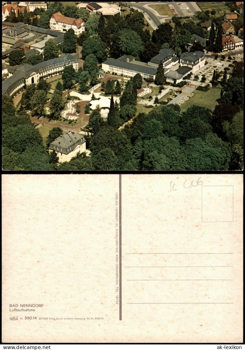 Ansichtskarte Bad Nenndorf Luftbild Luftaufnahme 1981 - Bad Nenndorf