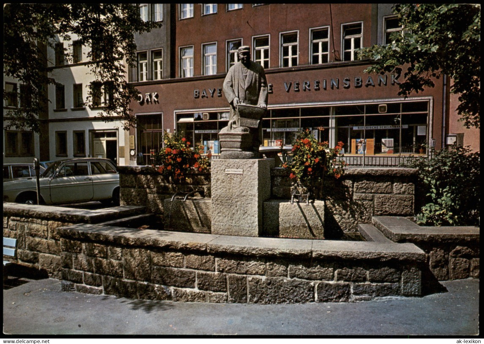 Ansichtskarte Hof (Saale) Wärschtlamo - Bayerische Vereinsbank 1978 - Hof