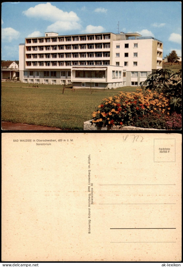 Ansichtskarte Bad Waldsee Sanatorium 1978 - Bad Waldsee