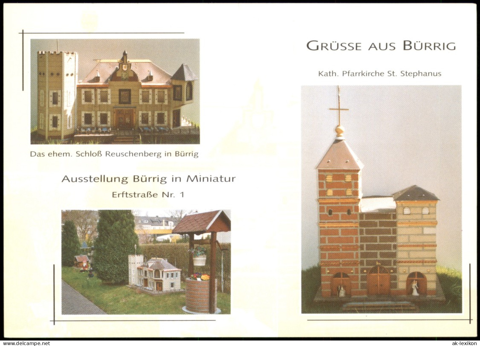 Ansichtskarte Bürrig-Leverkusen Miniatur-Ausstellung 3 Bild 2003 - Leverkusen