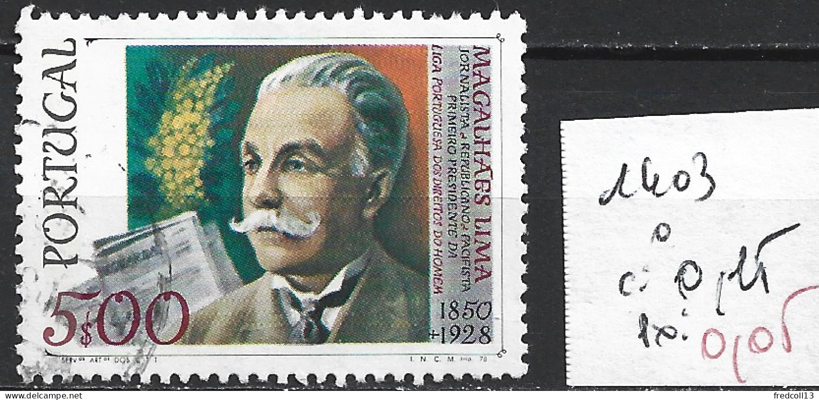 PORTUGAL 1403 Oblitéré Côte 0.15 € - Used Stamps