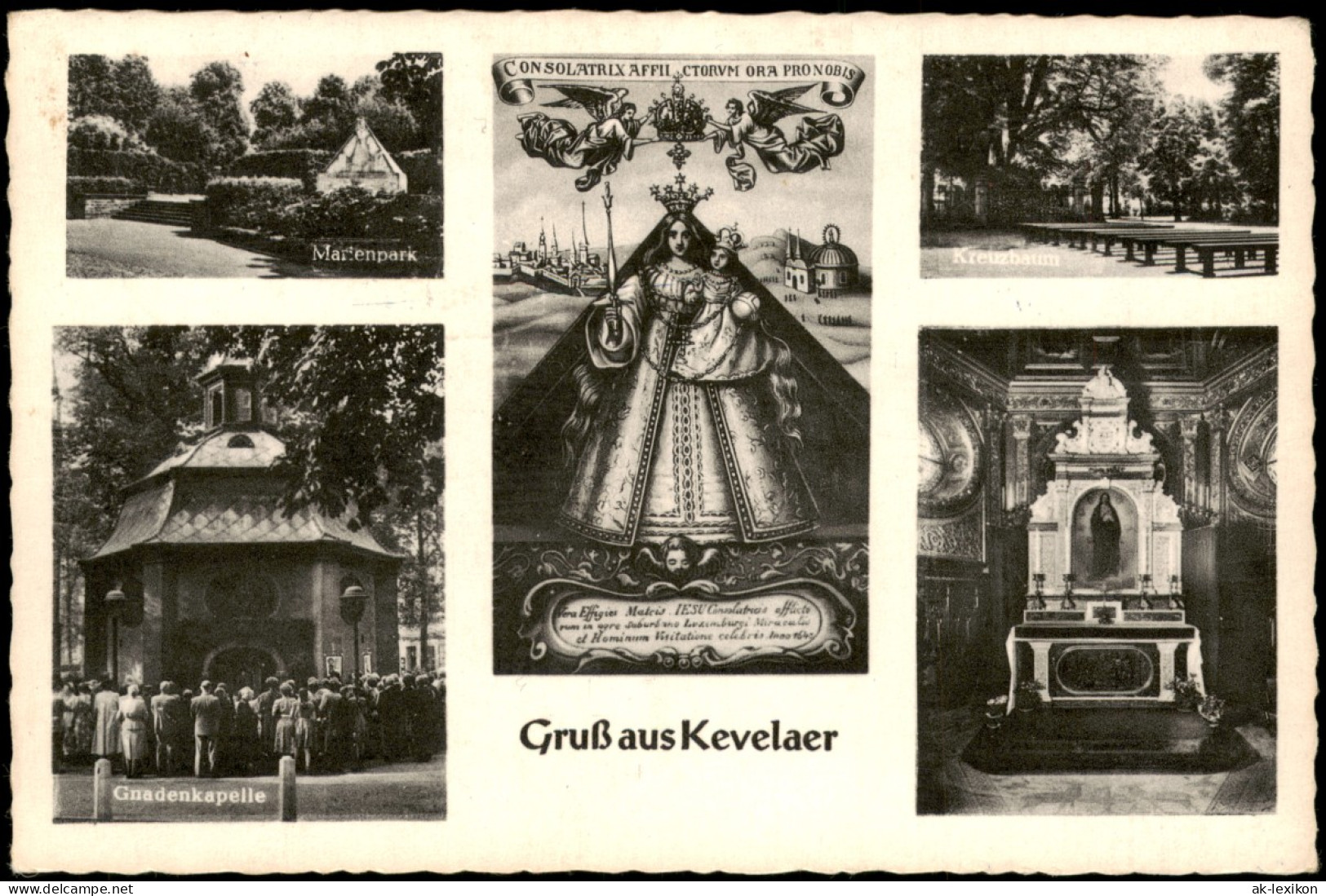 Ansichtskarte Kevelaer Mehrbild Gnadenkapelle, Innen 1964 - Kevelaer