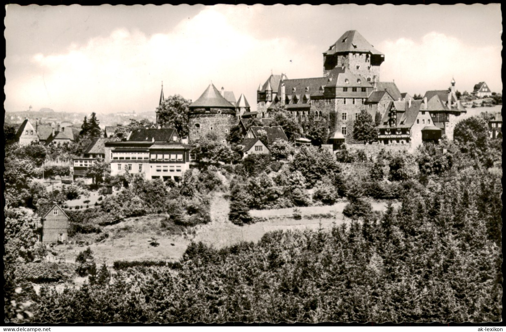 Ansichtskarte Burg An Der Wupper-Solingen Schloss Burg - Fotokarte 1963 - Solingen