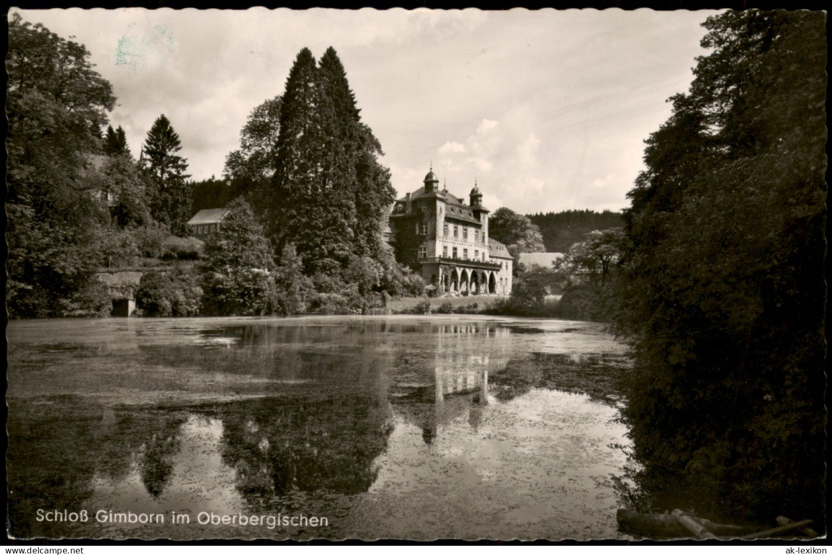 Ansichtskarte Gimborn-Marienheide Schloss - Fotokarte 1955 - Marienheide