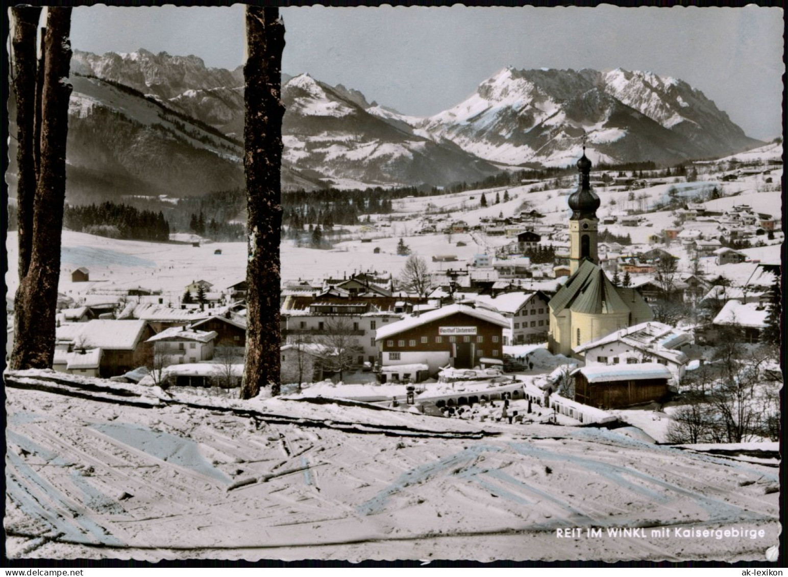 Ansichtskarte Reit Im Winkl Stadt Im Winter, Colorfotokarte 1965 - Reit Im Winkl