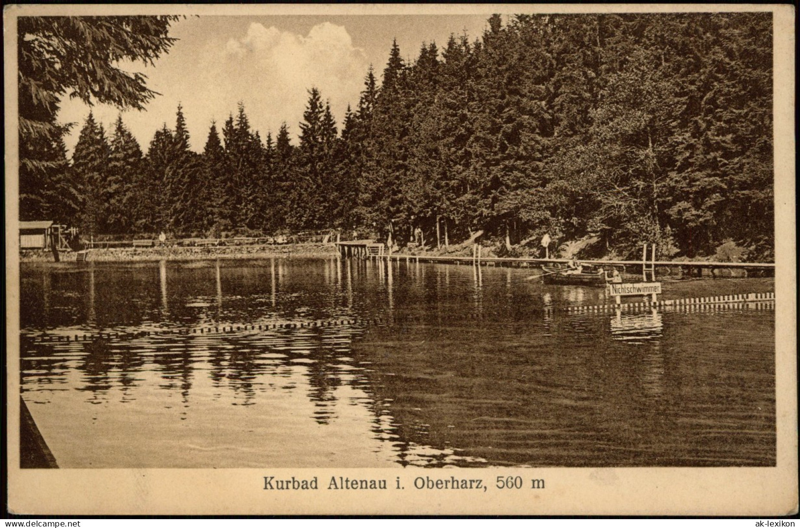 Ansichtskarte Altenau-Clausthal-Zellerfeld Kurbad 1916 - Altenau