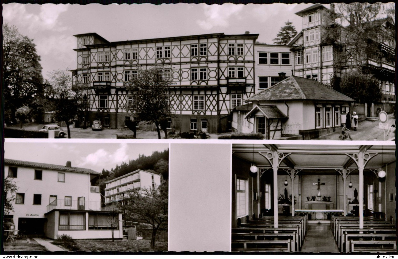 Ansichtskarte Bad Lauterberg Im Harz Kneipp-Heim St. Benno-Stift - 3 Bild 1964 - Bad Lauterberg