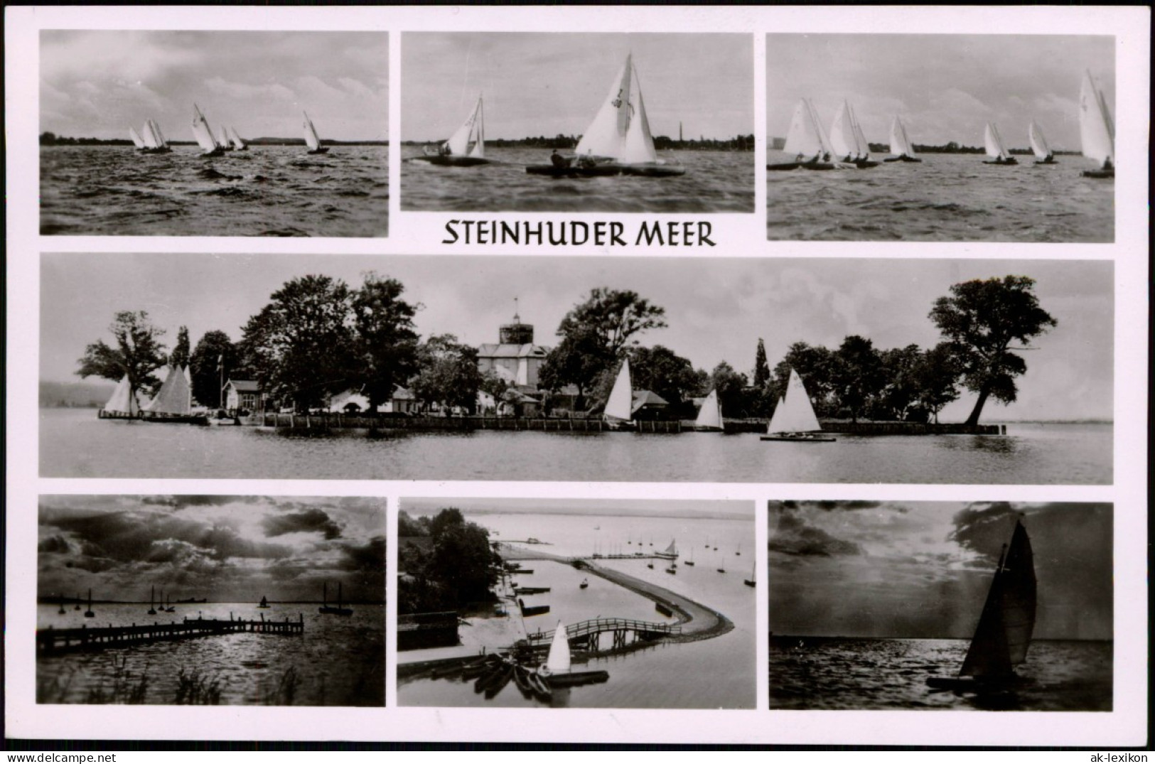 Ansichtskarte Wunstorf Steinhuder Meer MB Stimmung 1953 - Wunstorf