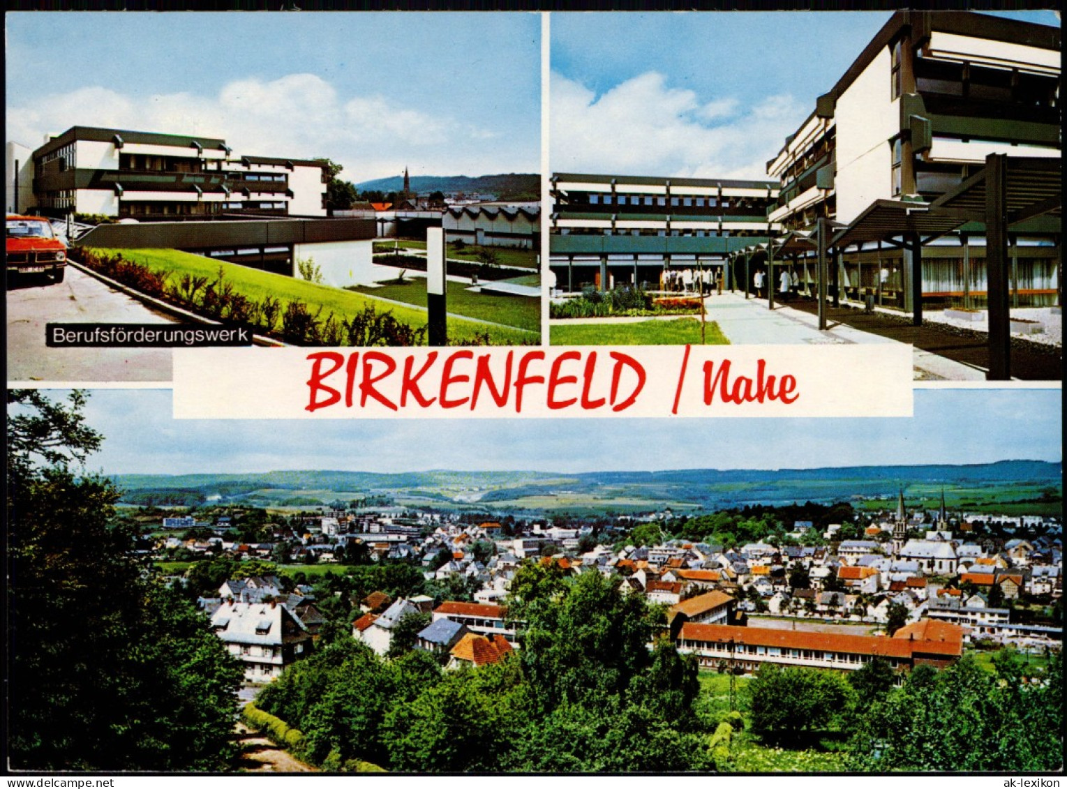 Birkenfeld (Nahe) Mehrbildkarte Ortsansichten U.a. Berufsförderungswerk 1981 - Birkenfeld (Nahe)