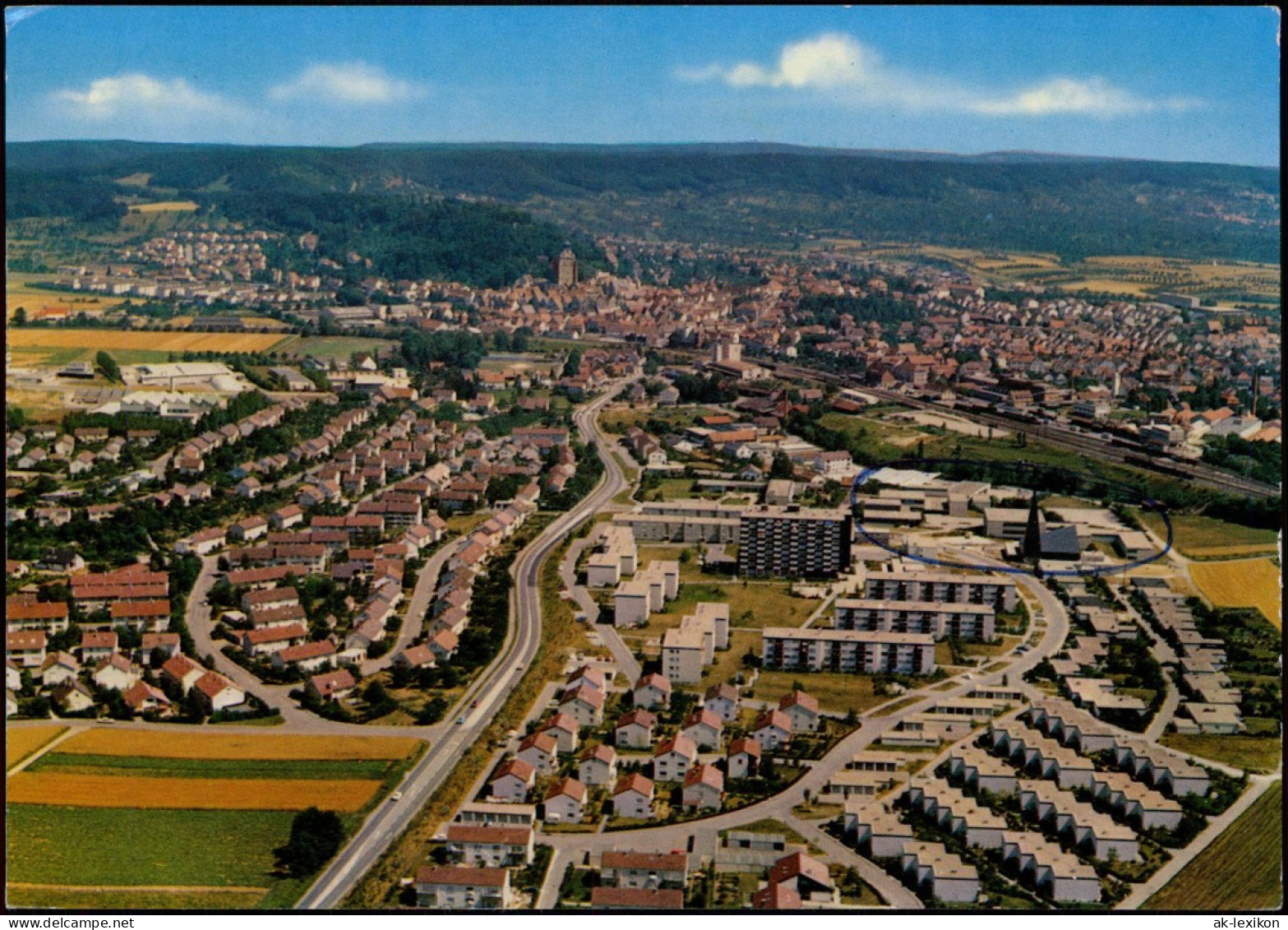 Ansichtskarte Herrenberg Luftbild Luftaufnahme 1970 - Herrenberg