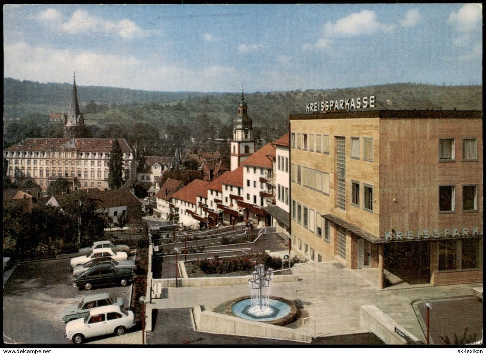 Erbach (Odenwald) Blick Auf Den Treppenweg  Kreissparkasse 1981 - Erbach