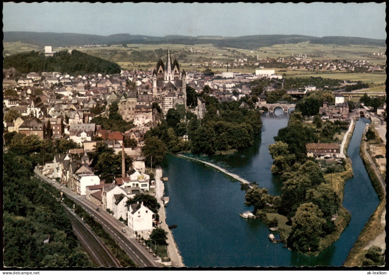 Ansichtskarte Limburg (Lahn) Luftbild 1969 - Limburg