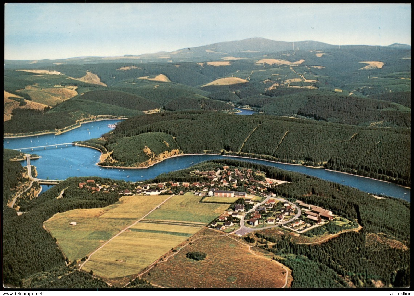 Ansichtskarte Altenau-Clausthal-Zellerfeld Luftbild Schulenberg 1981 - Altenau