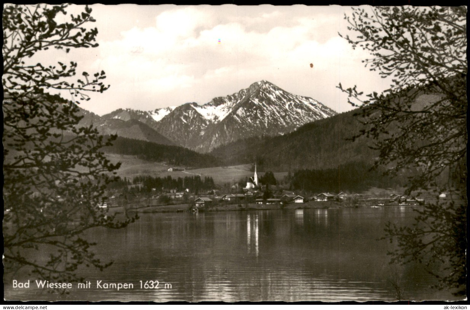 Ansichtskarte Bad Wiessee Panorama-Ansicht Mit Kampen Und See-Blick 1966 - Bad Wiessee
