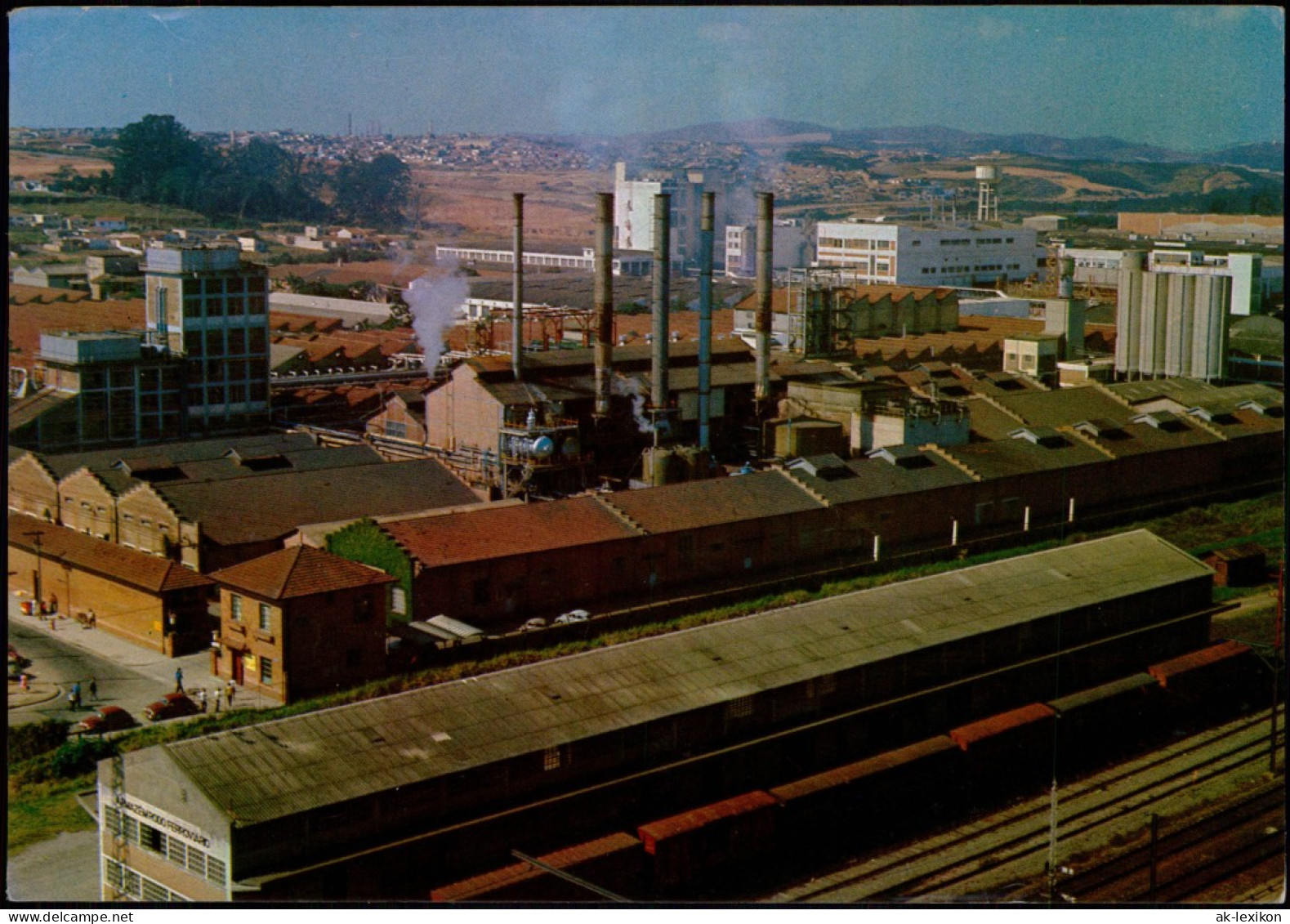 Postcard Allgemein Brasil 06- SANTO ANDRÉ - Industrieanlagen Brasil 1971 - Otros & Sin Clasificación