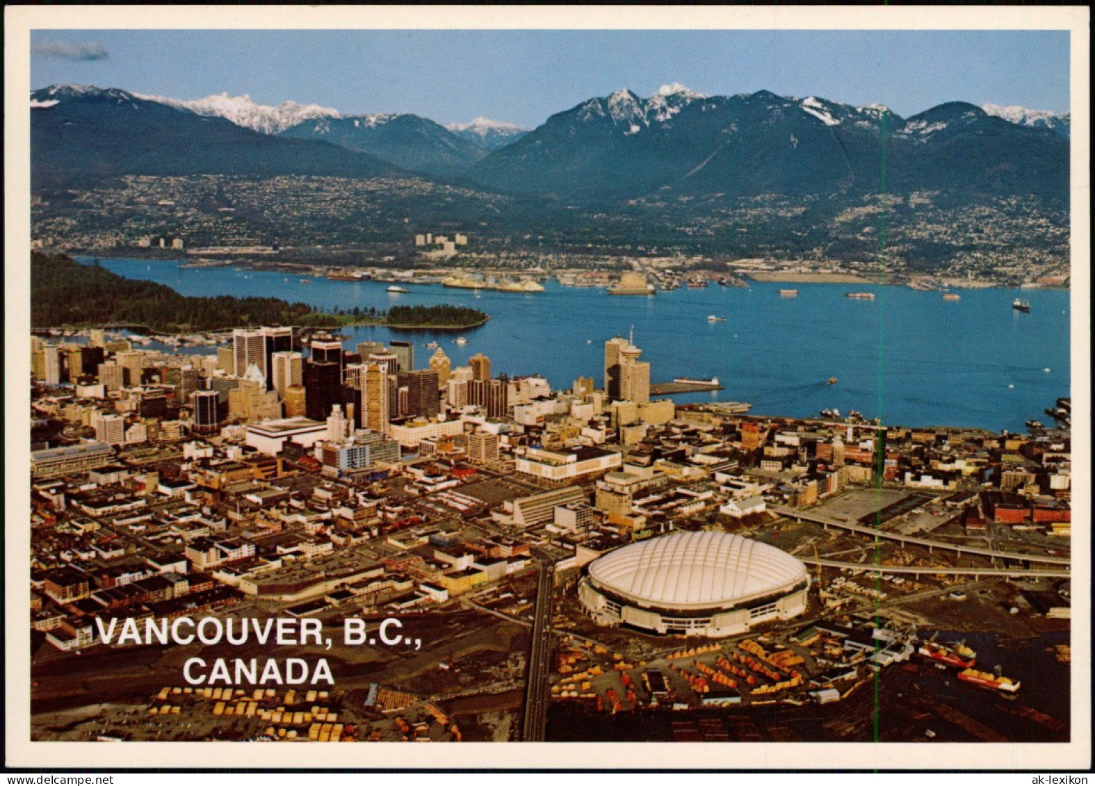 Postcard Vancouver Luftaufnahme Luftbild Areal View 1978 - Vancouver