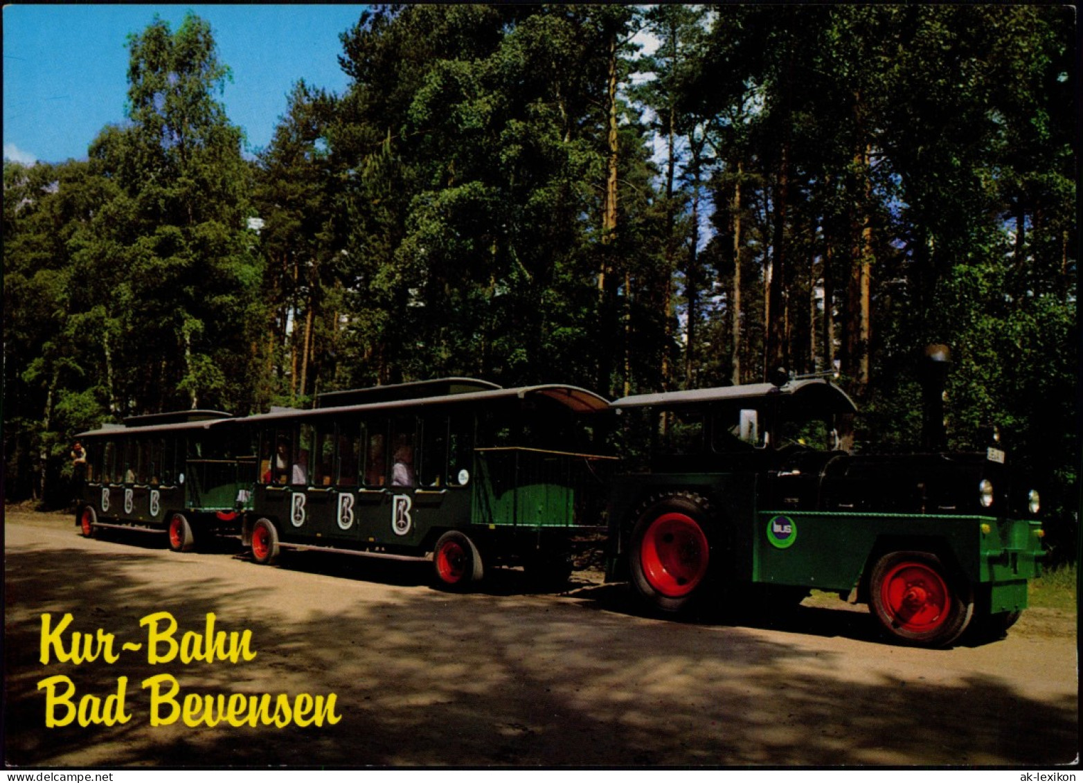 Ansichtskarte Bad Bevensen Kur-Bahn Zwischen Medingen Und Fährhaus 1981 - Bad Bevensen