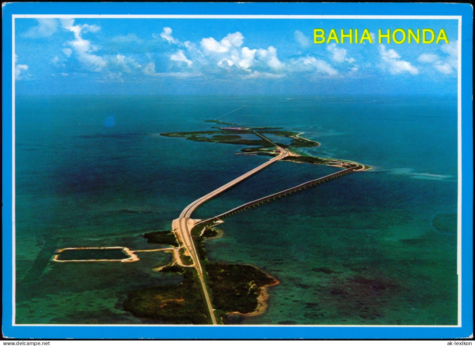 Postcard Bahia Honda (Florida) Luftbild Areal View 1993 - Otros & Sin Clasificación