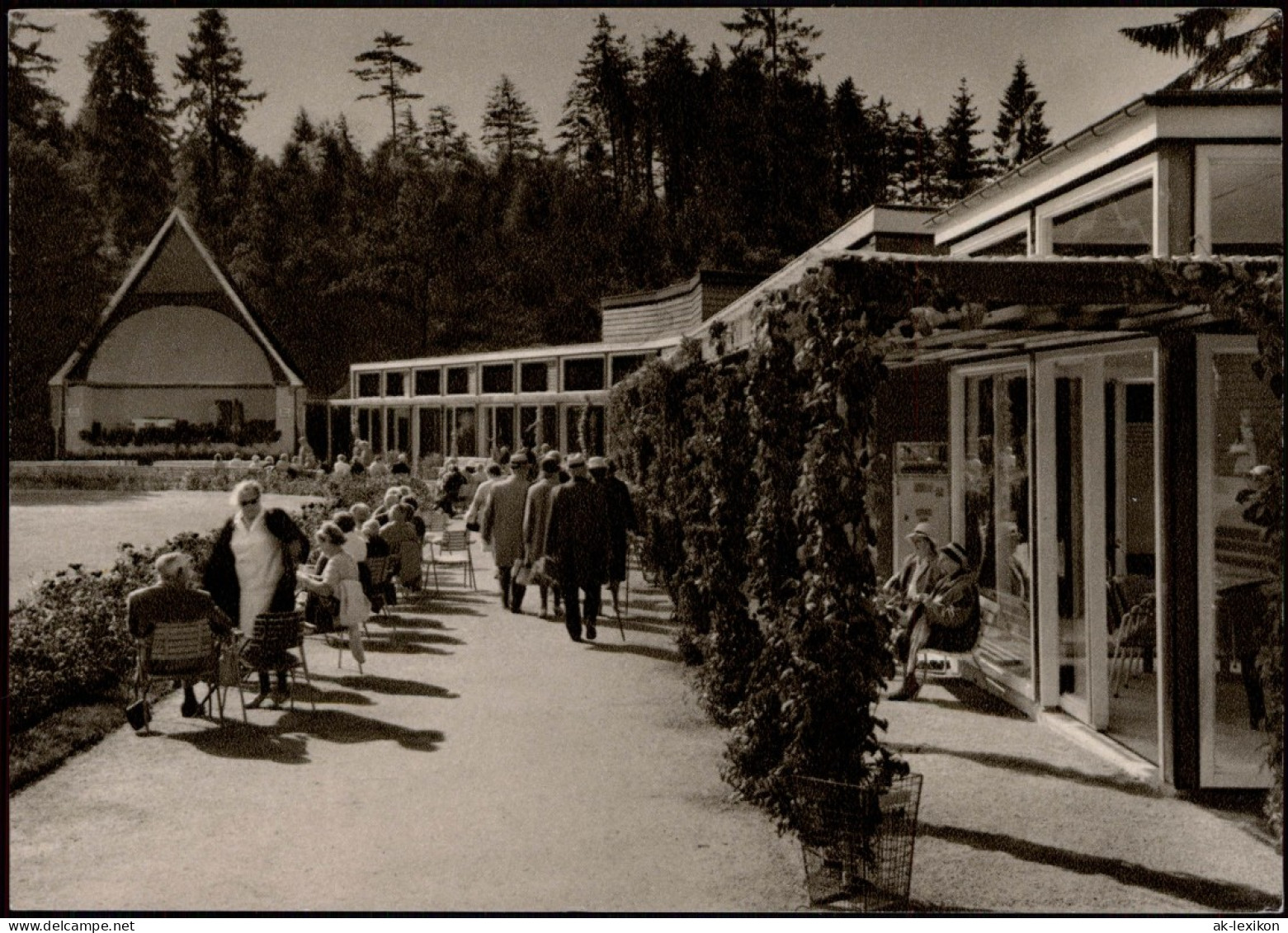 Ansichtskarte Braunlage Kurpark, Wandelhalle 1963 - Braunlage