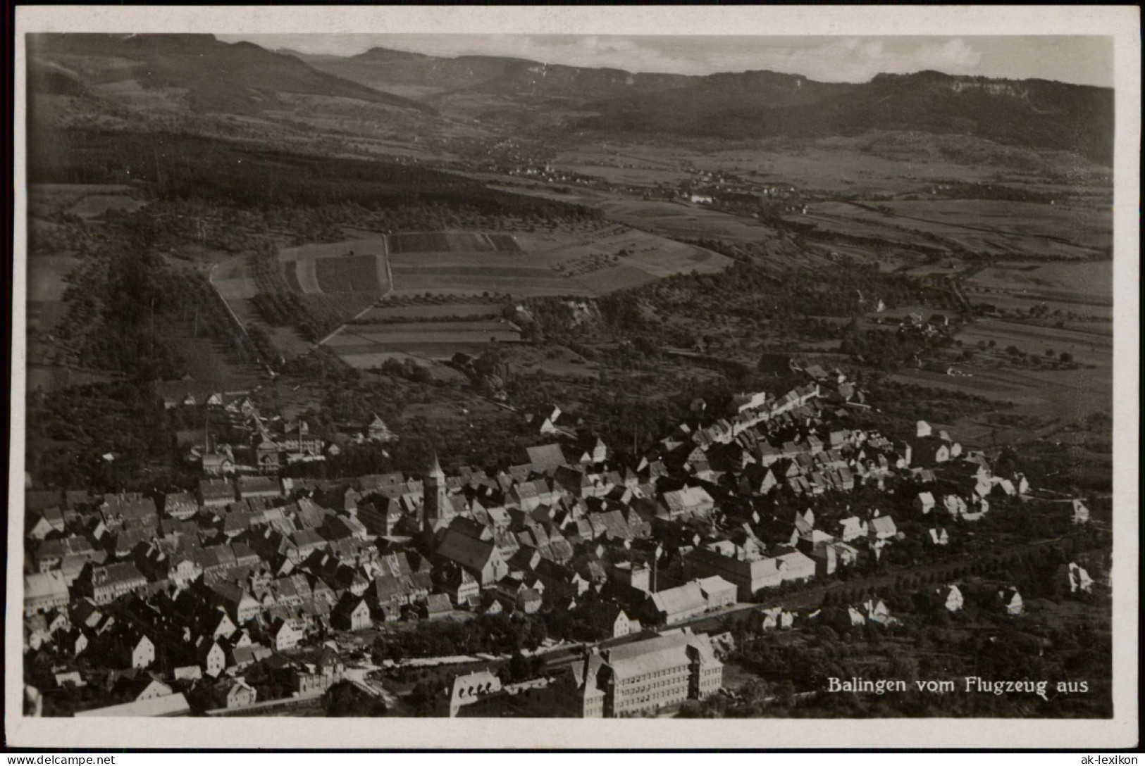 Ansichtskarte Balingen Luftbild 1930 - Balingen