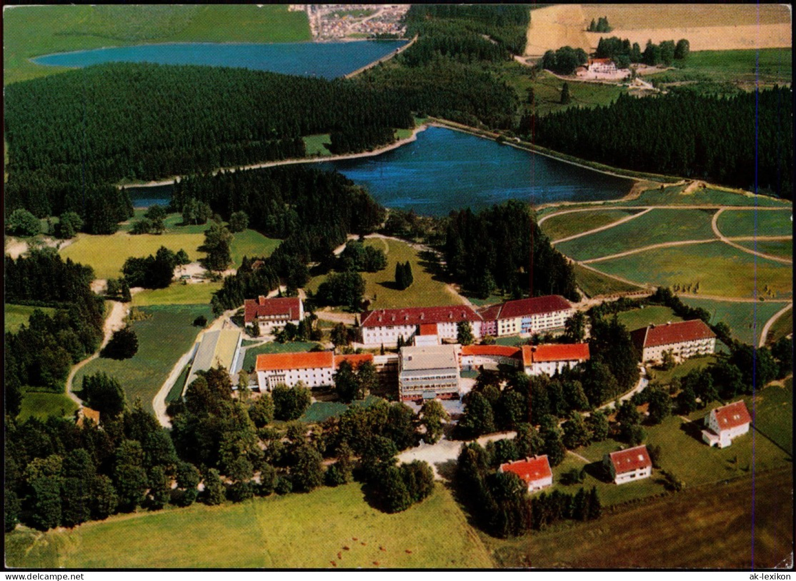 Ansichtskarte Clausthal-Zellerfeld Luftbild Kurklinik Am Hasenbach 1975 - Clausthal-Zellerfeld