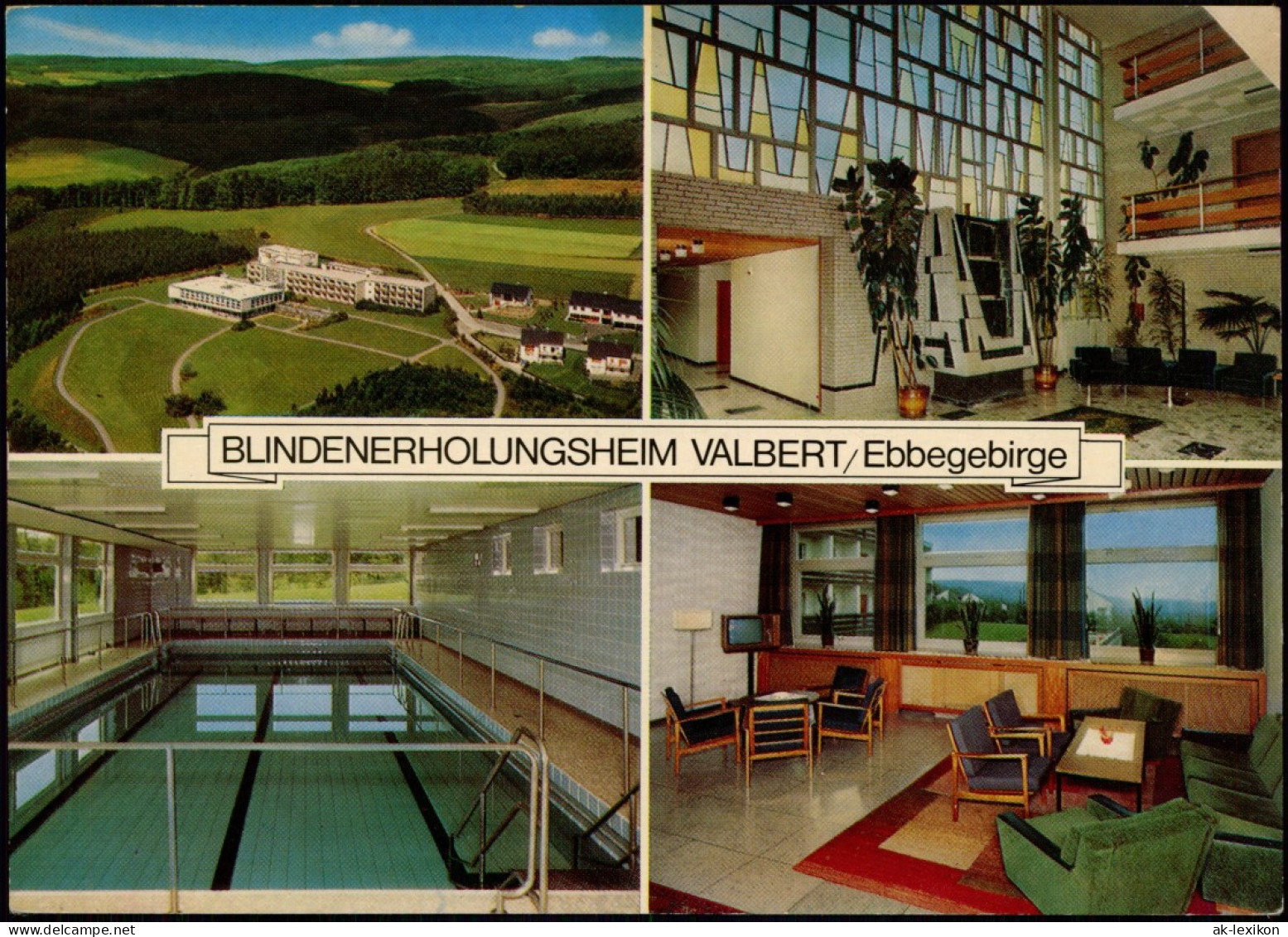 Valbert-Meinerzhagen Blindenerholungsheim Valbert (Mehrbildkarte) 1973 - Meinerzhagen