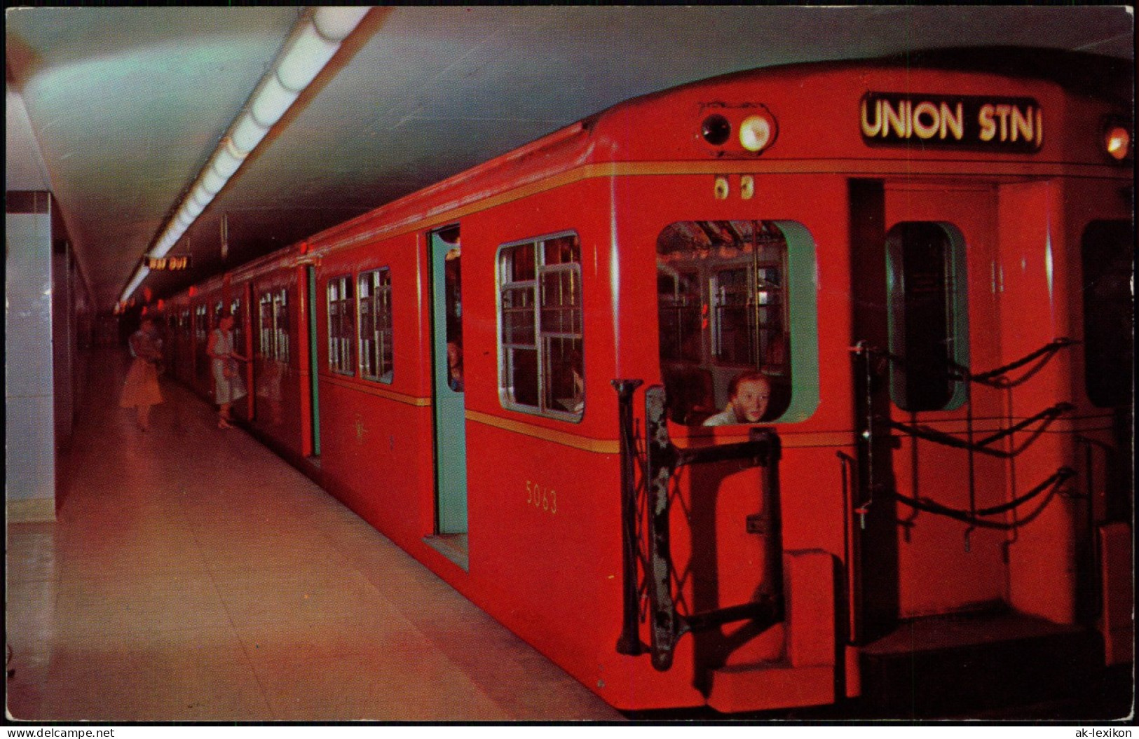 Postcard Toronto THE SUBWAY, U-Bahn, Untergrundbahn 1970 - Autres & Non Classés