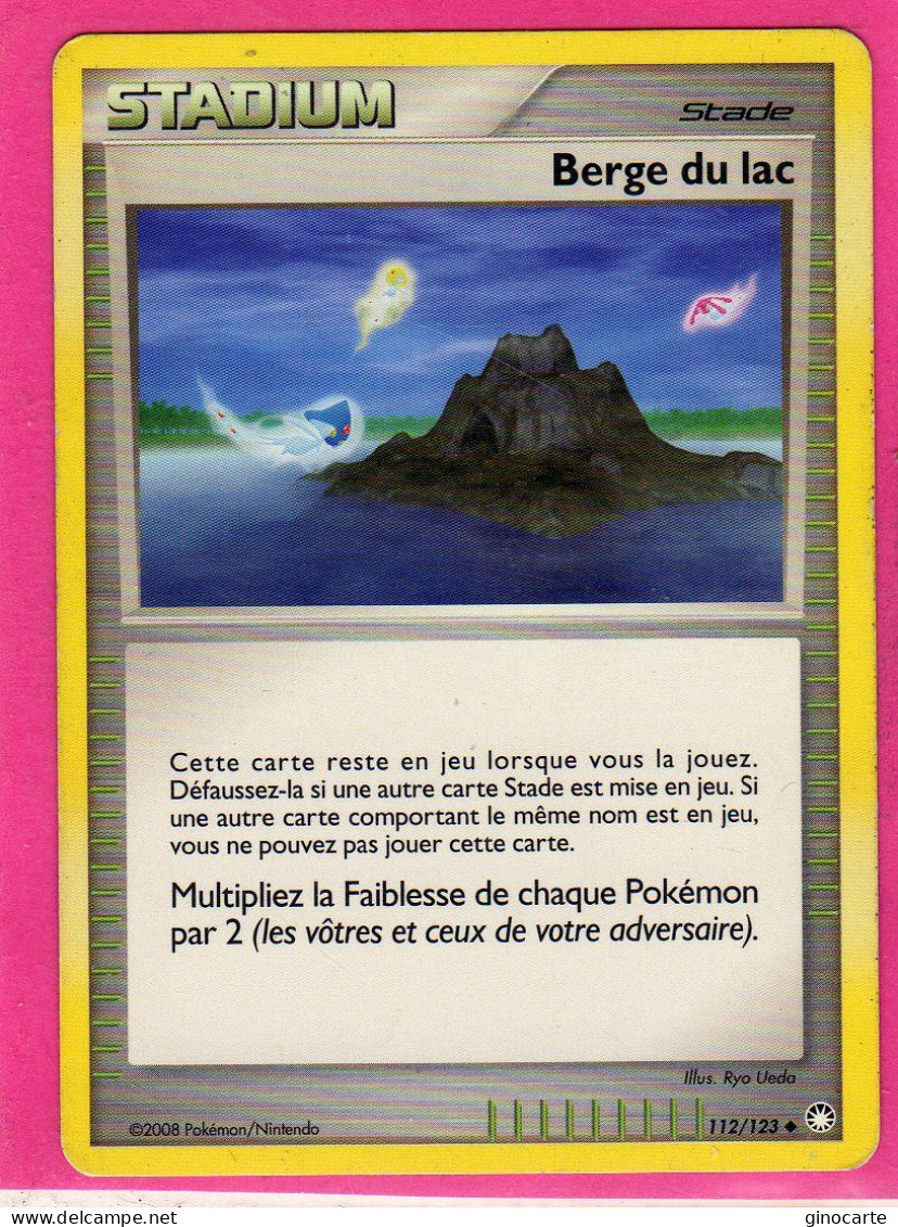 Carte Pokemon 2008 Diamant Et Perle Tresor Mysterieux 112/123 Berge Du Lac Bon Etat - Diamant & Perle