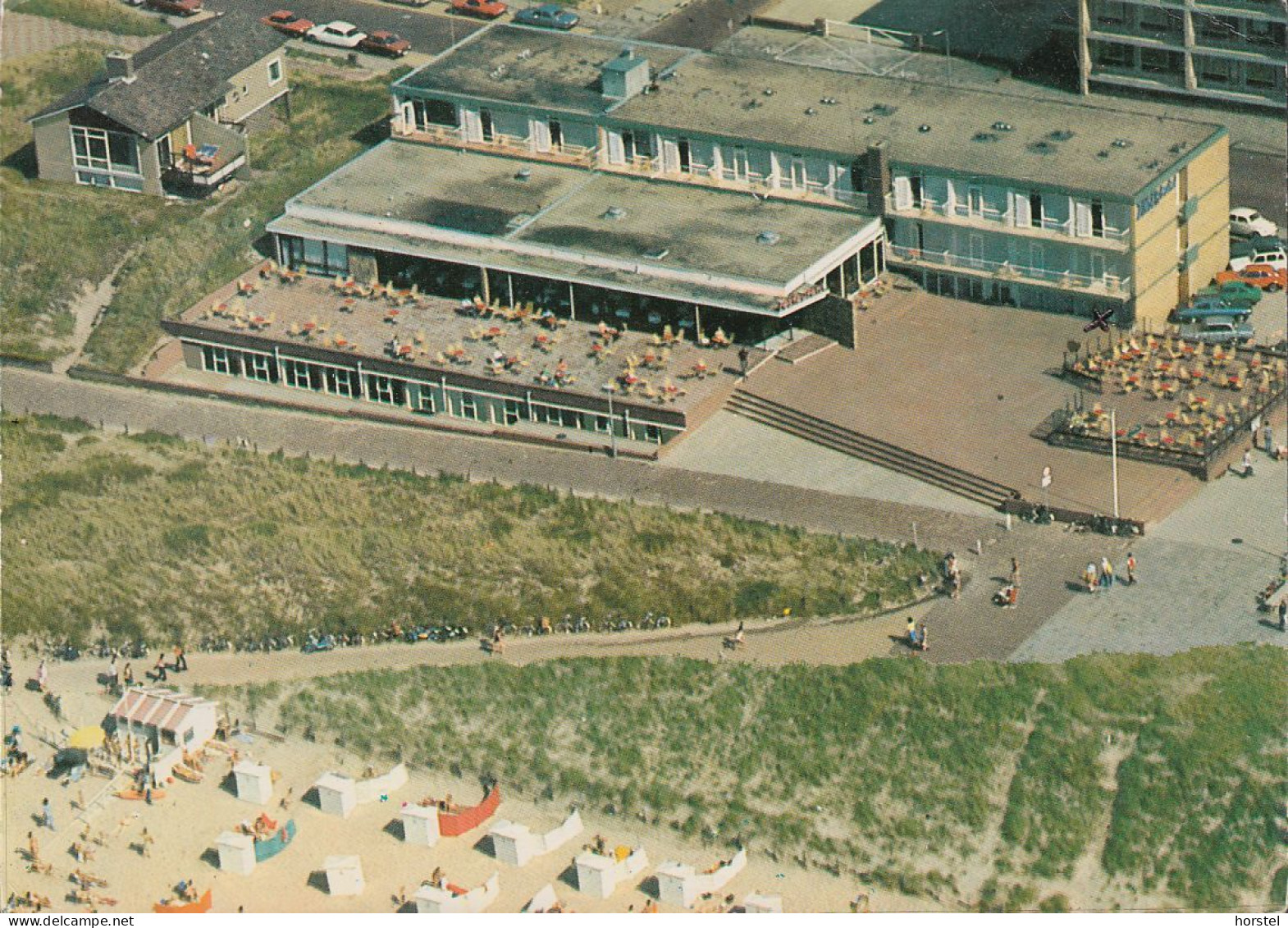 Netherland - Noordwijk Aan  Zee - Zinger Hotel - Luftbild - Aerial View - Cars - Citroën DS - Nice Stamp - Noordwijk (aan Zee)