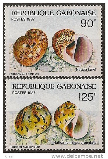 GABON 1987 Shells MNH - Coquillages
