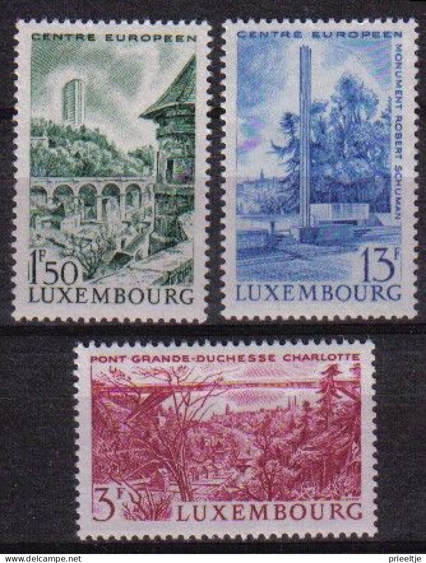 Luxemburg 1966 Landscapes Y.T. 688/690 ** - Nuovi