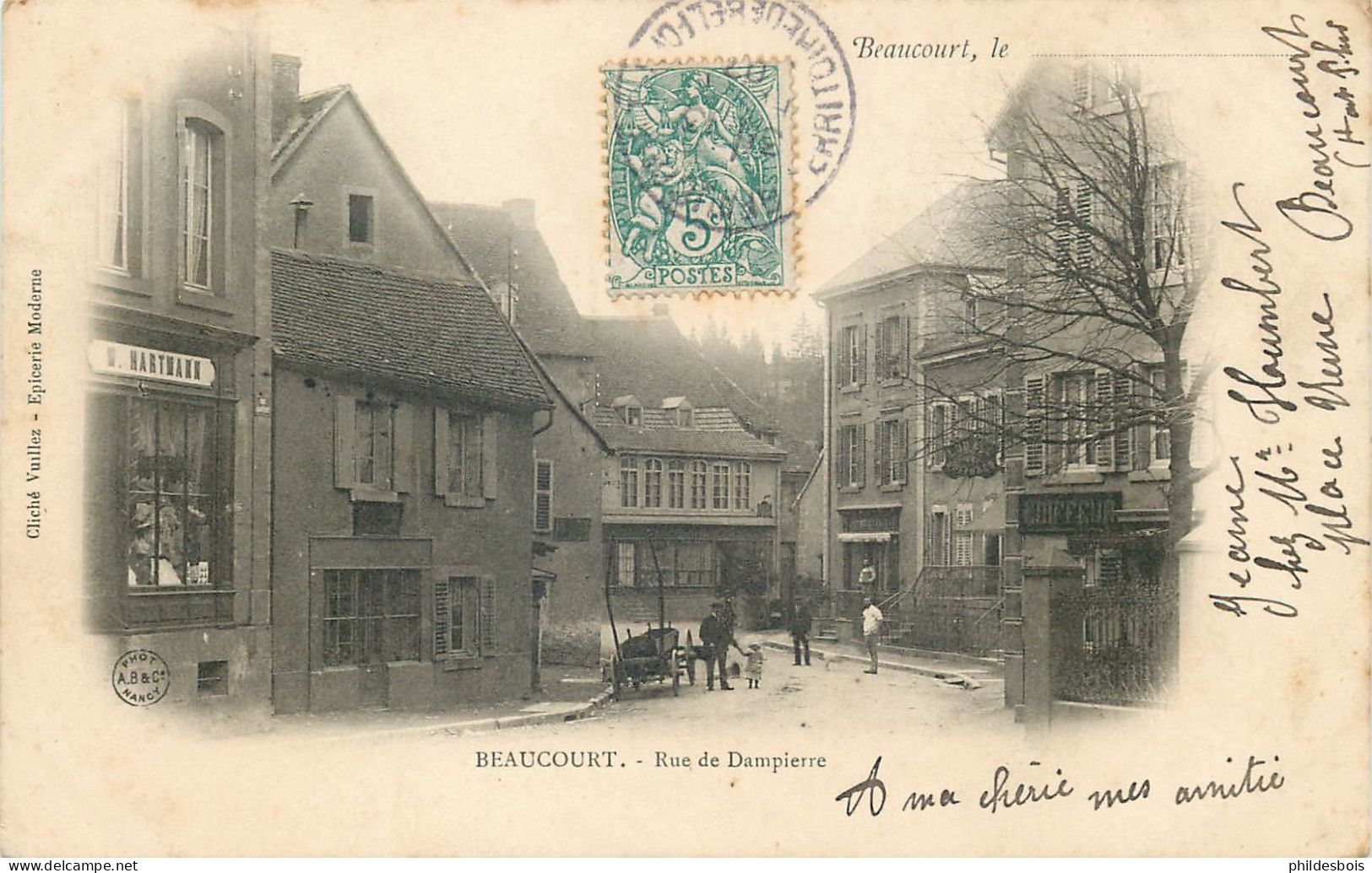 TERRITOIRE DE BELFORT   BEAUCOURT  Rue De Dampierre - Beaucourt